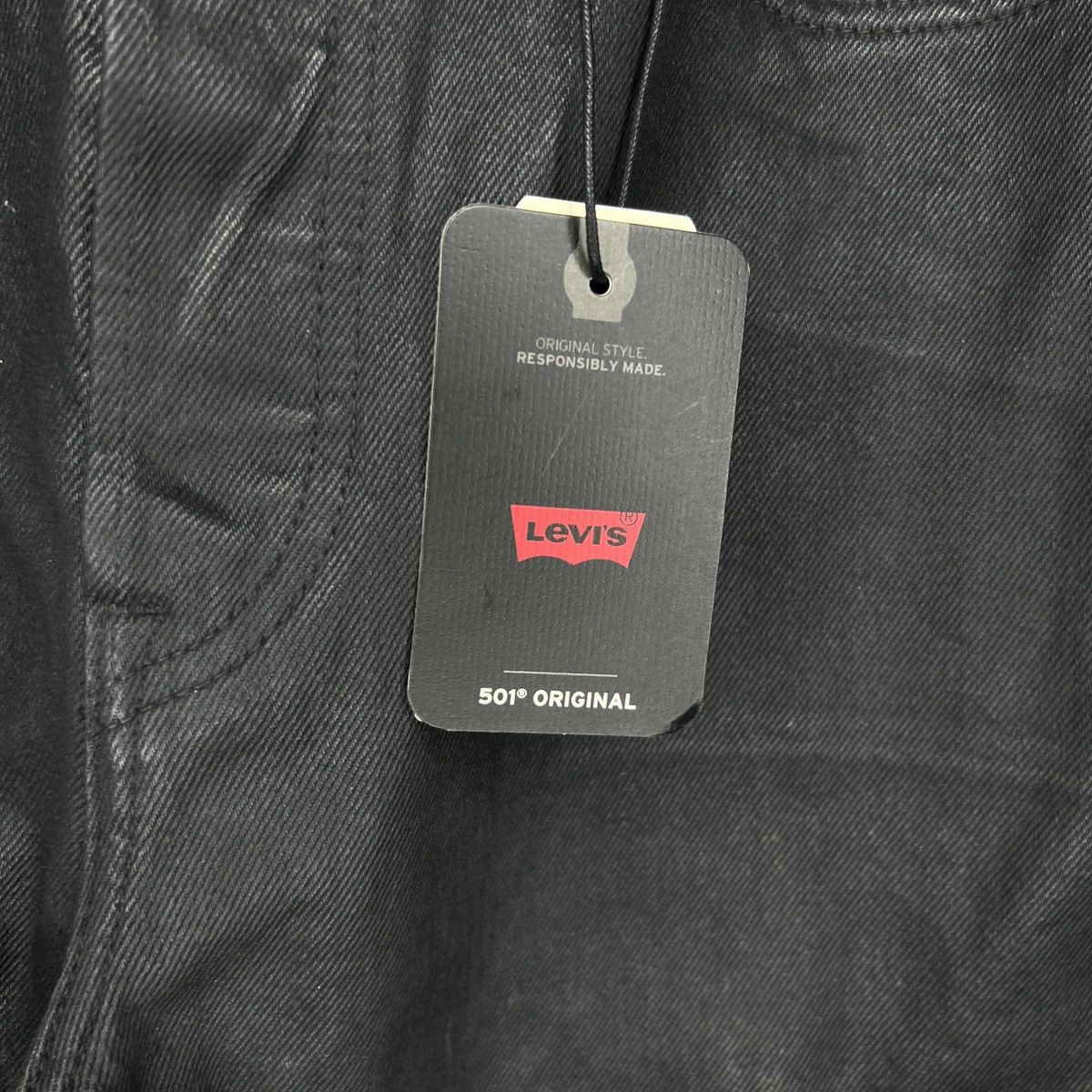 Levi's Vintage Levi's 501 Waxed Denim Jeans Trousers Pants Black Size US 32 / EU 48 - 6 Thumbnail