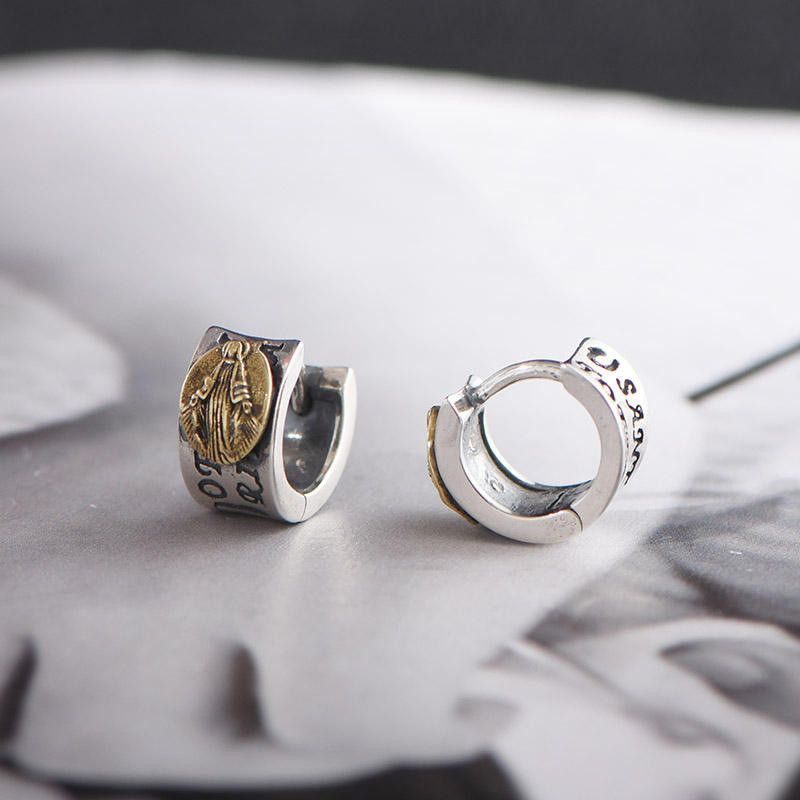 Jewelry × Sterling Silver Vintage Earrings One Pairs Chrome Jewelry Size ONE SIZE - 3 Thumbnail