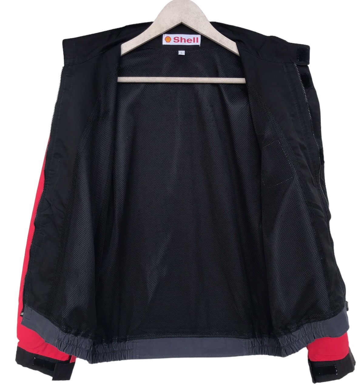 Japanese Brand × Vintage Vintage SHELL full Zip Jacket Size US L / EU 52-54 / 3 - 3 Thumbnail