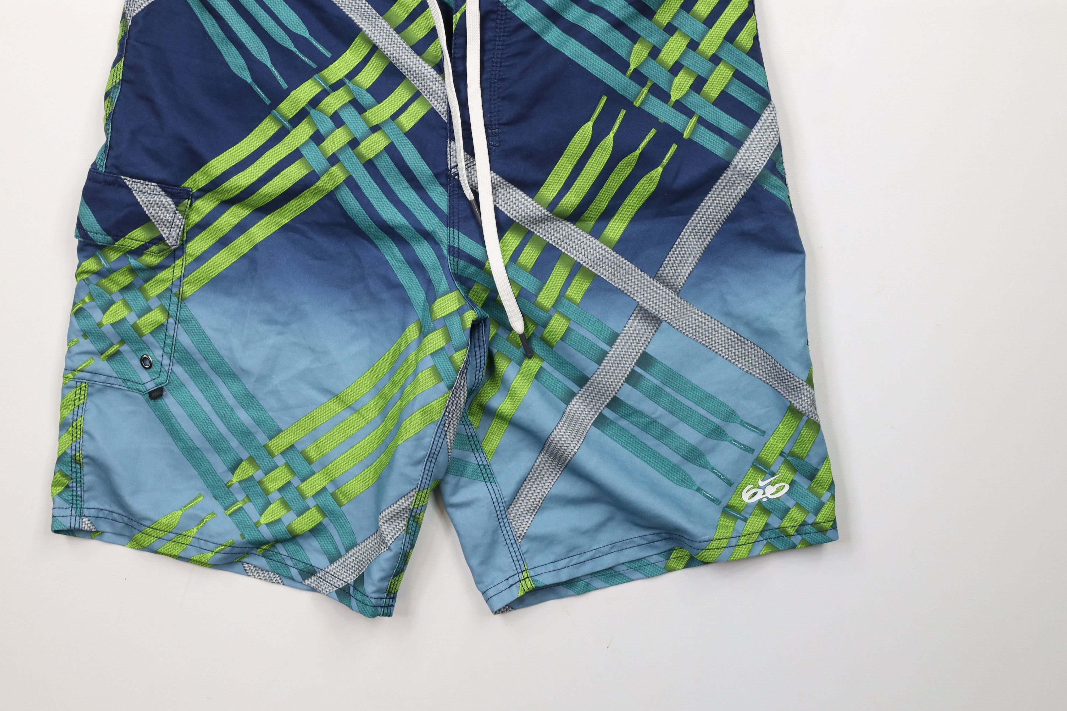 Nike × Vintage Nike 6.0 SB All Over Print Skateboarding Board Shorts Trunks Size US 32 / EU 48 - 4 Thumbnail