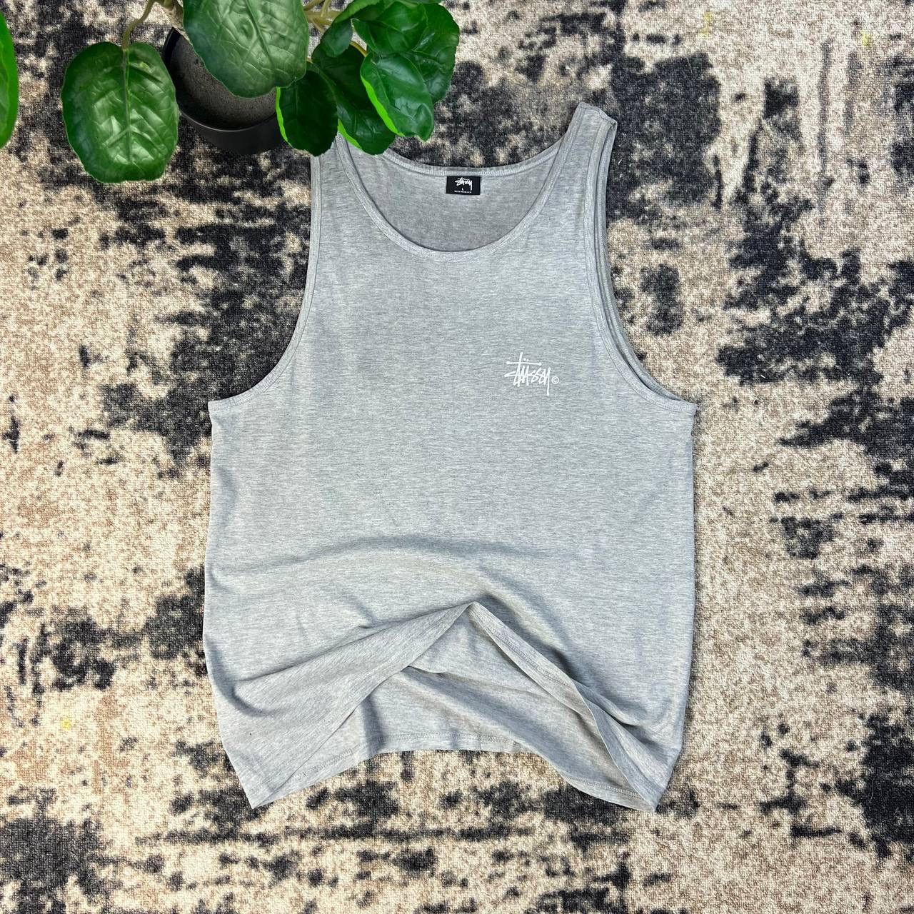 Stussy Stussy Big Logo Vintage Y2K Distressed Tank Top Size US L / EU 52-54 / 3 - 2 Thumbnail