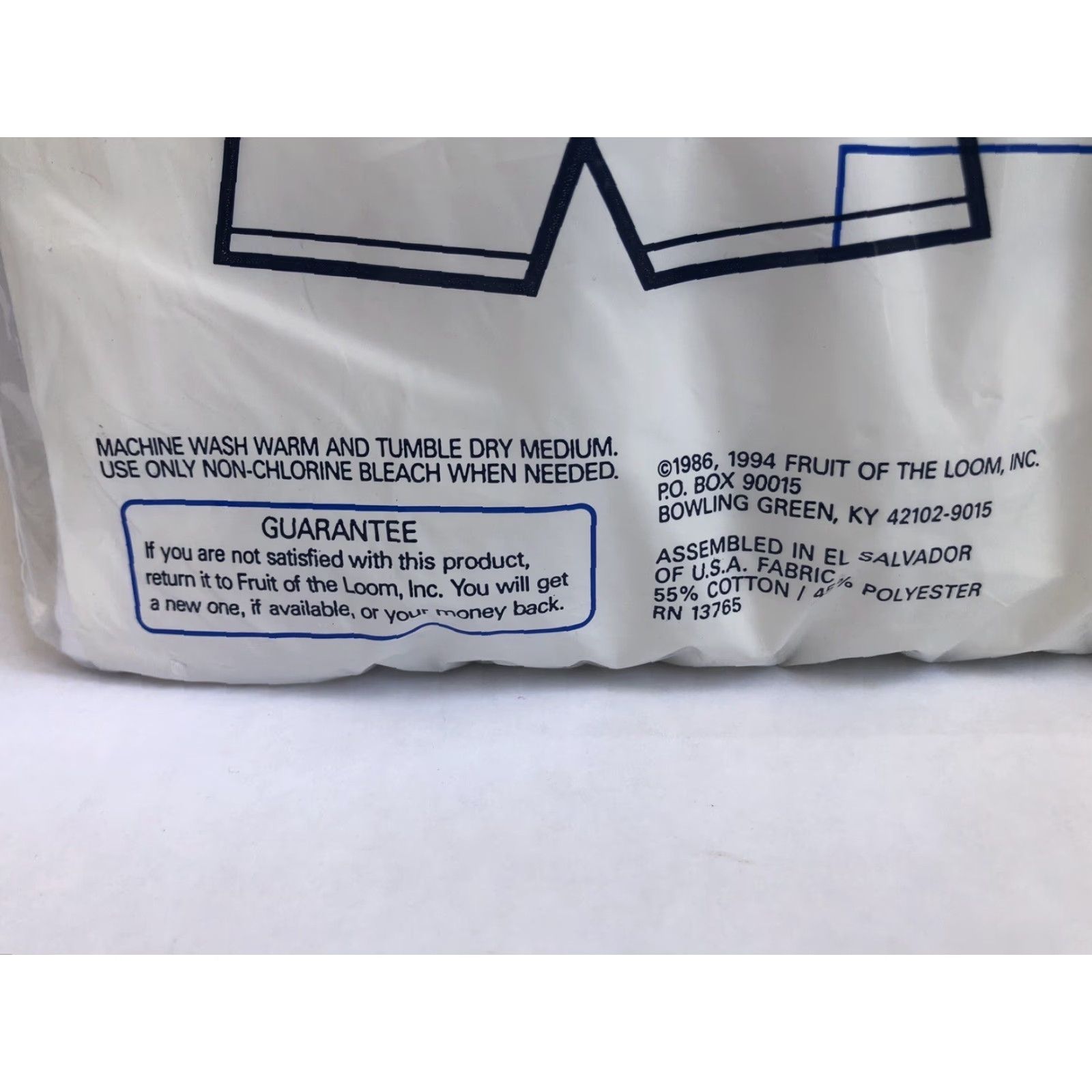 Fruit Of The Loom VINTAGE Fruit of the Loom Men’s Full Cut Boxer Shorts 3-Pack Underwear S White 1994 NOS Size US 29 - 3 Thumbnail