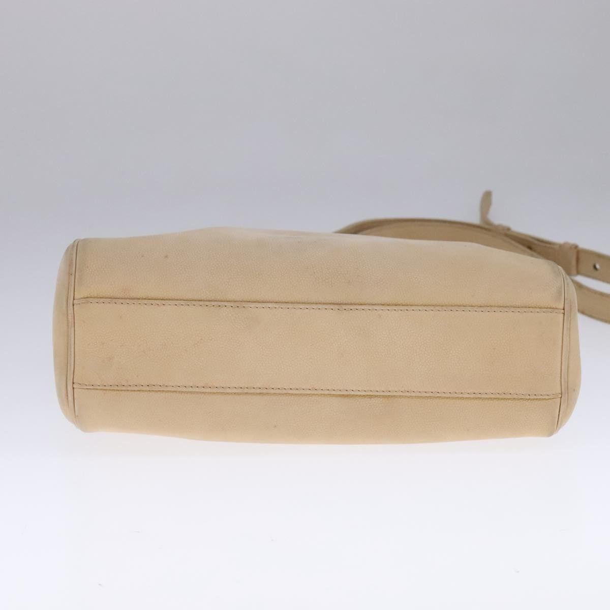 Celine CELINE Shoulder Bag Leather Beige Size ONE SIZE - 9 Thumbnail