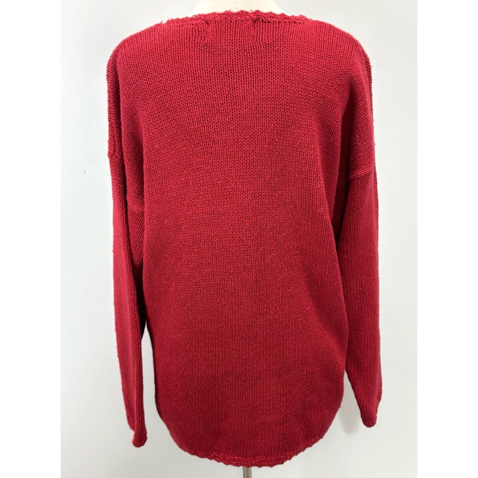 Vintage Vintage Tiara International Christmas Sweater Large Women’s Red Teddy Bear Beaded Size L / US 10 / IT 46 - 3 Thumbnail