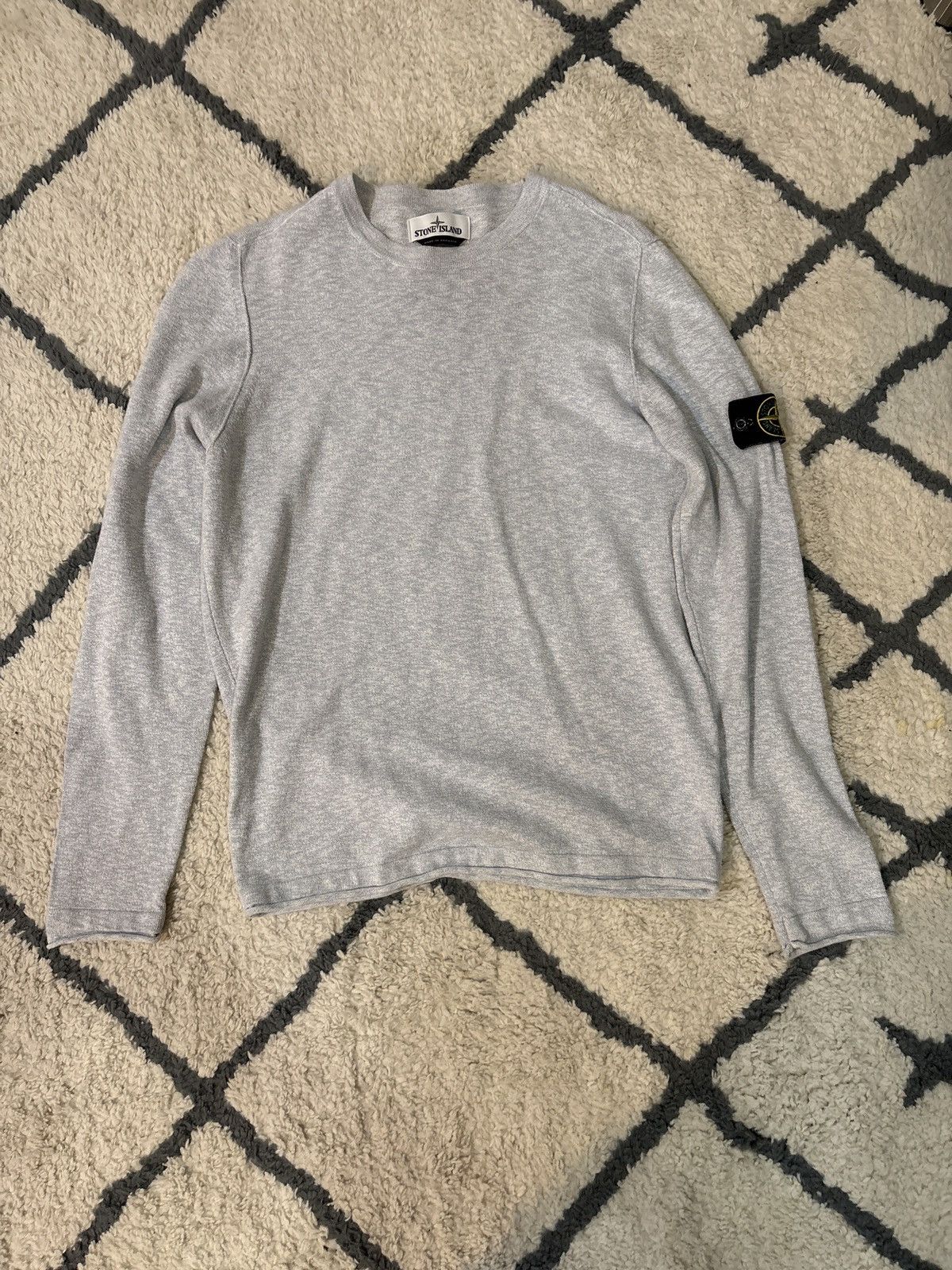 Stone Island gray stone island crewneck sweater Size US M / EU 48-50 / 2 - 1 Thumbnail