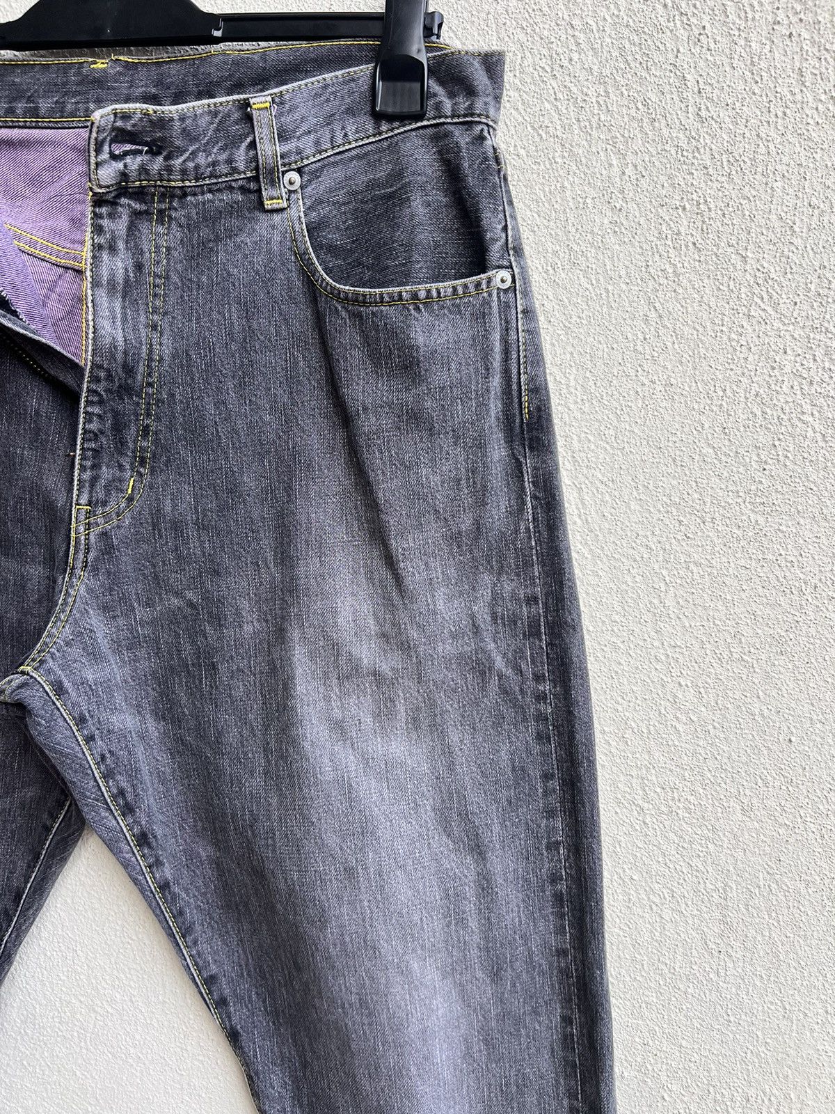Swagger Vintage Swagger Japan Fade Black Denim Selvedge Jeans Size US 34 / EU 50 - 12 Thumbnail
