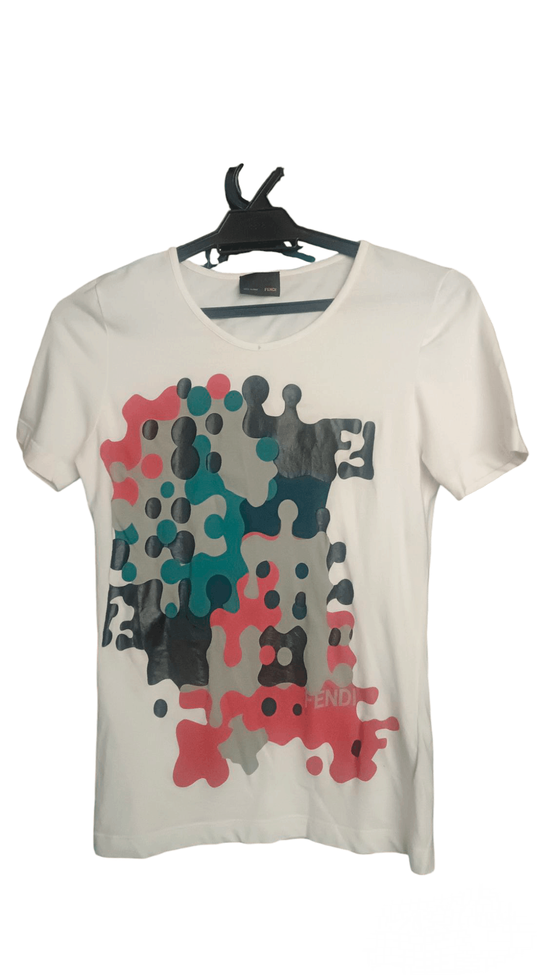 Designer × Fendi FENDI Zucca dot print T-shirt Size S / US 4 / IT 40 - 1 Thumbnail