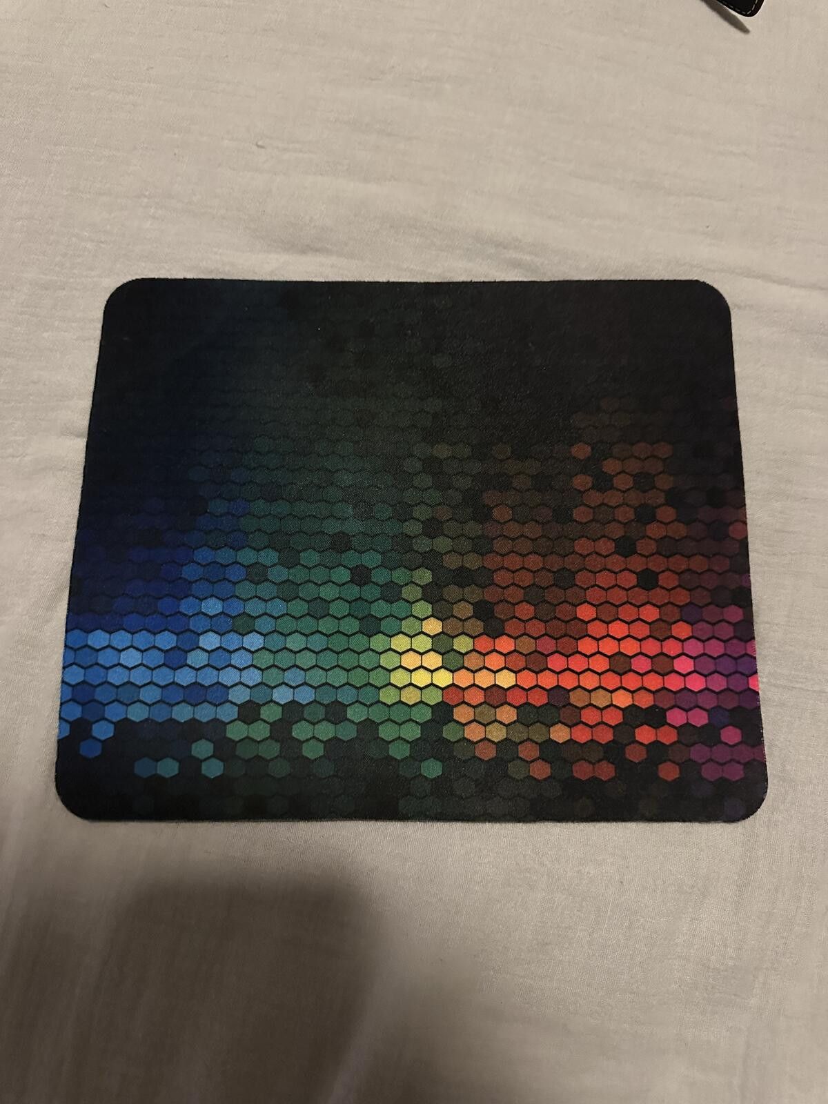 Genetic Manipulation Shinichiro Kuriya Hexagonal Patterned Mouse Pad with Rainbow Gradient Design Size ONE SIZE - 1 Thumbnail