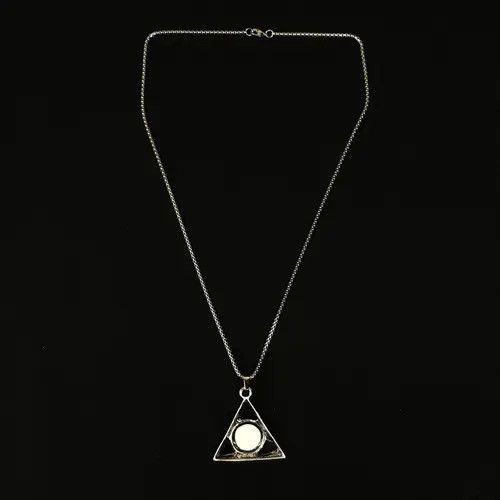 Jewelry Eye Hands Necklace Punk Chain Size ONE SIZE - 6 Thumbnail