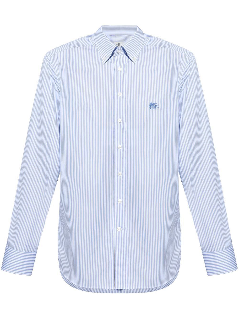 Etro STRIPED COTTON SHIRT Size US XL / EU 56 / 4 - 1 Thumbnail