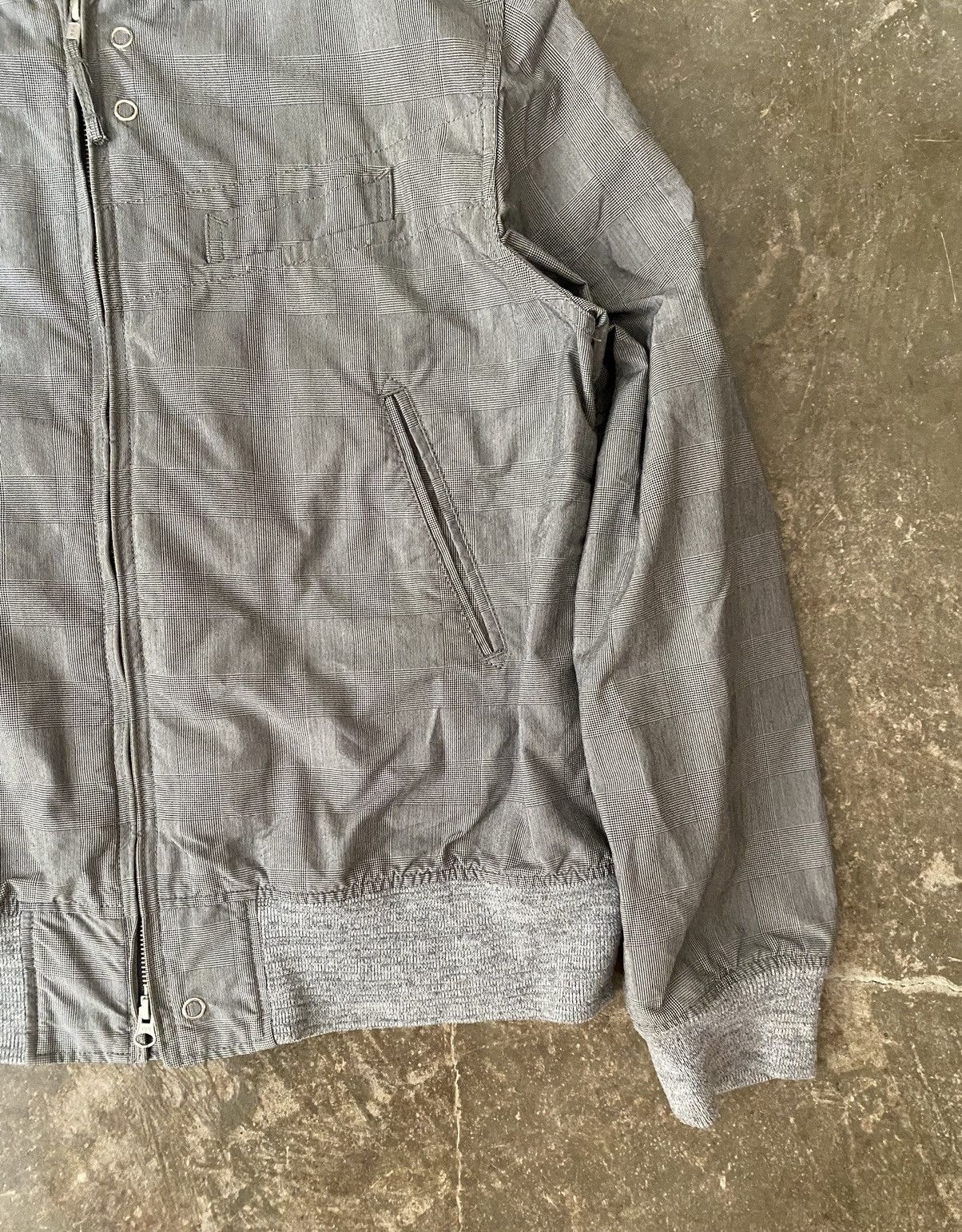 Engineered Garments Engineered Garments Grey Check Bomber Jacket Kapital Needles Size US L / EU 52-54 / 3 - 4 Thumbnail