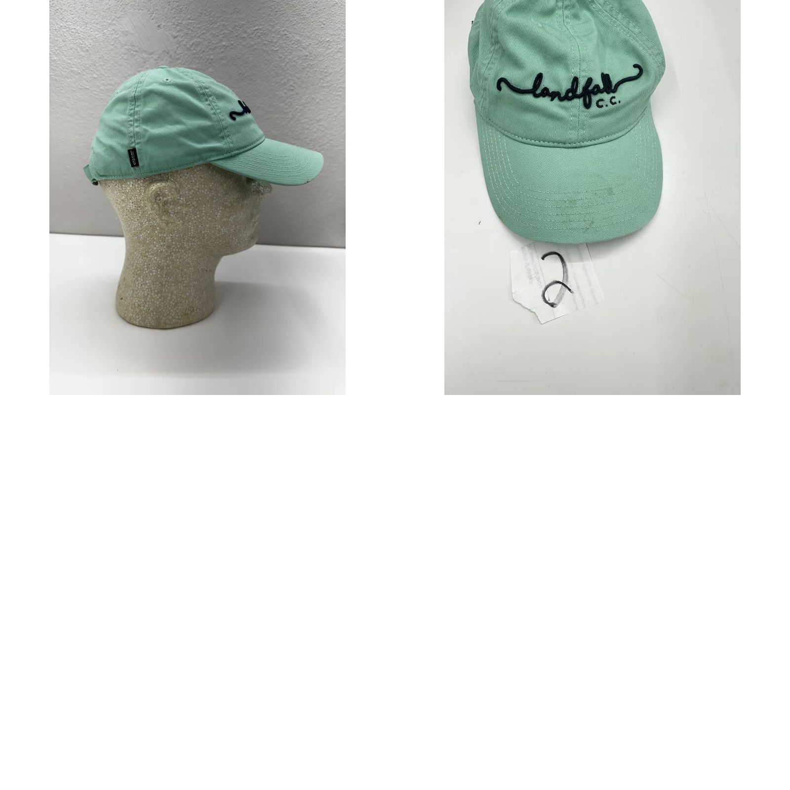 Our Legacy Legacy Hat Baseball Landfall Country Club NC Teal Embroidered Logo Adjustable Unisex Adults One Size Blue Cap Sports Outdoor casual Men Women Size ONE SIZE - 8 Thumbnail