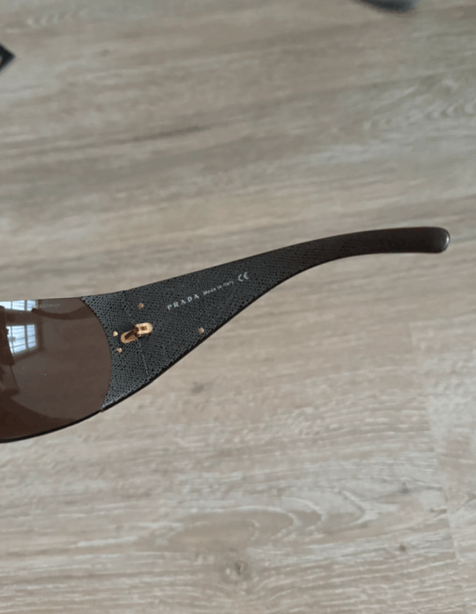 Prada Prada Sunglasses Star Flame Mask Wrap Shield Metal Symbole Size ONE SIZE - 4 Thumbnail