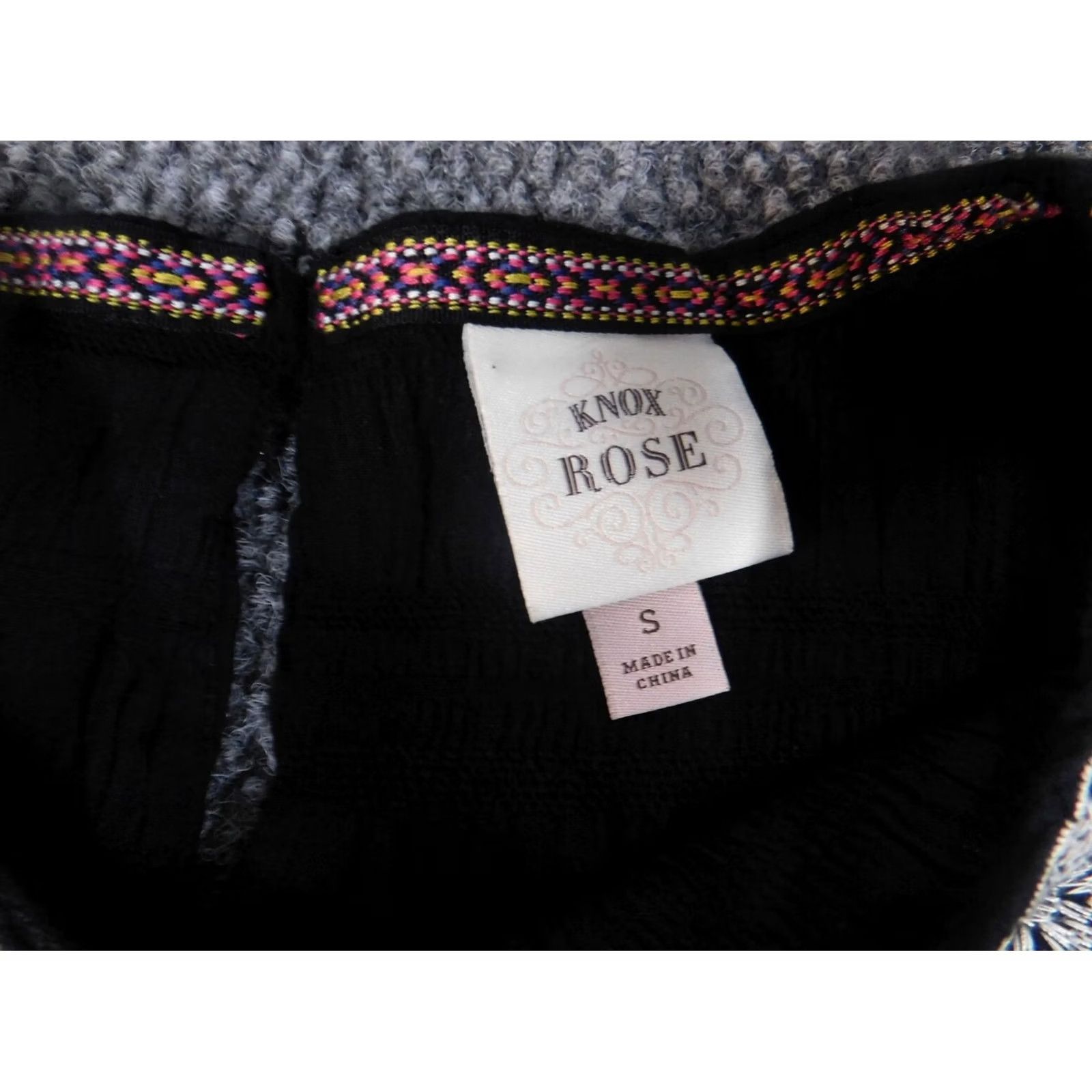 Vintage Knox Rose Blouse Women’s S Black Round Neck Short Sleeve Pullover Stretch Casual Shirt Ladies Regular Size S / US 4 / IT 40 - 5 Thumbnail