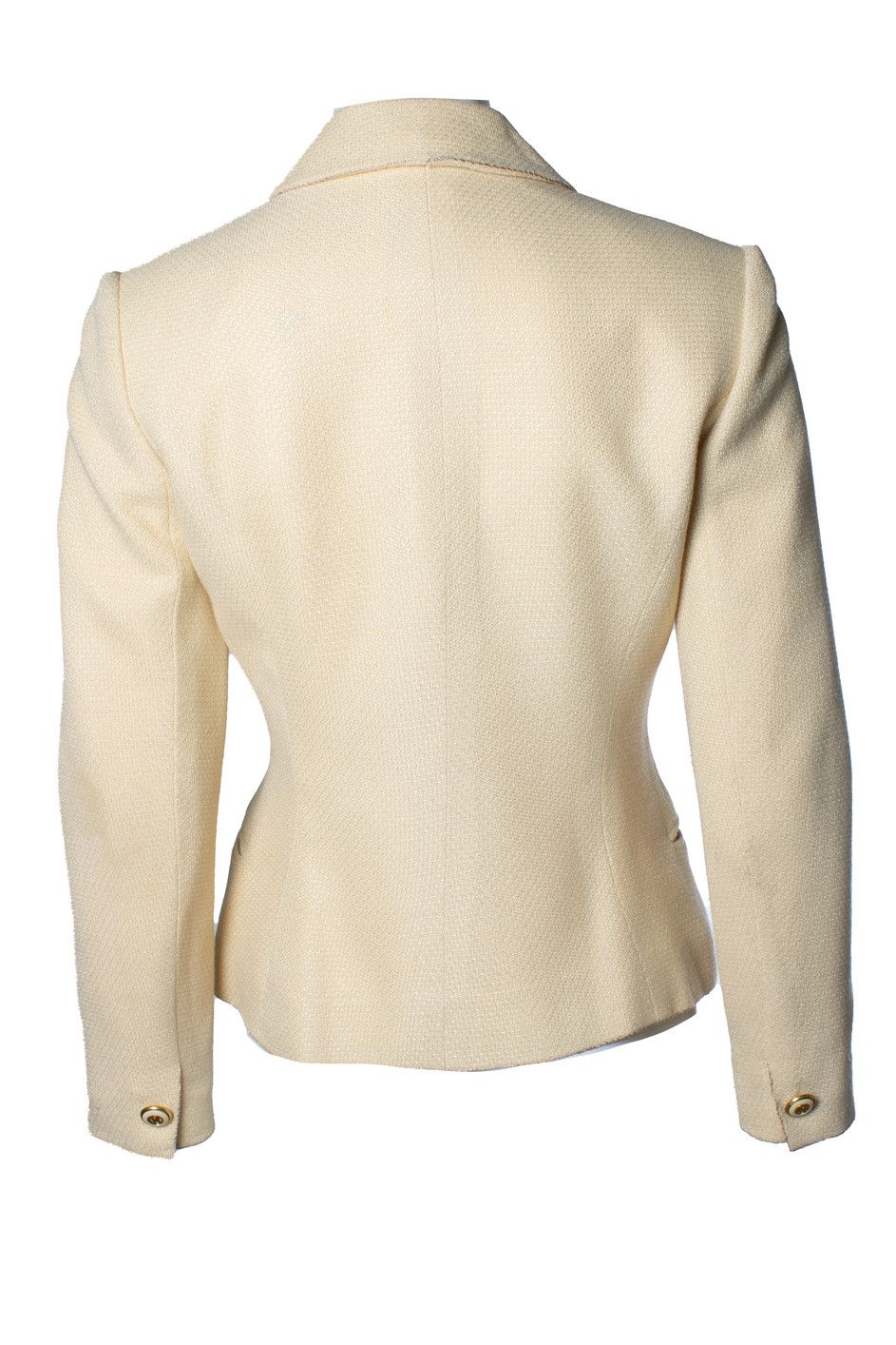 Celine Celine, yellow tweed blazer Size XS / US 0-2 / IT 36-38 - 2 Thumbnail