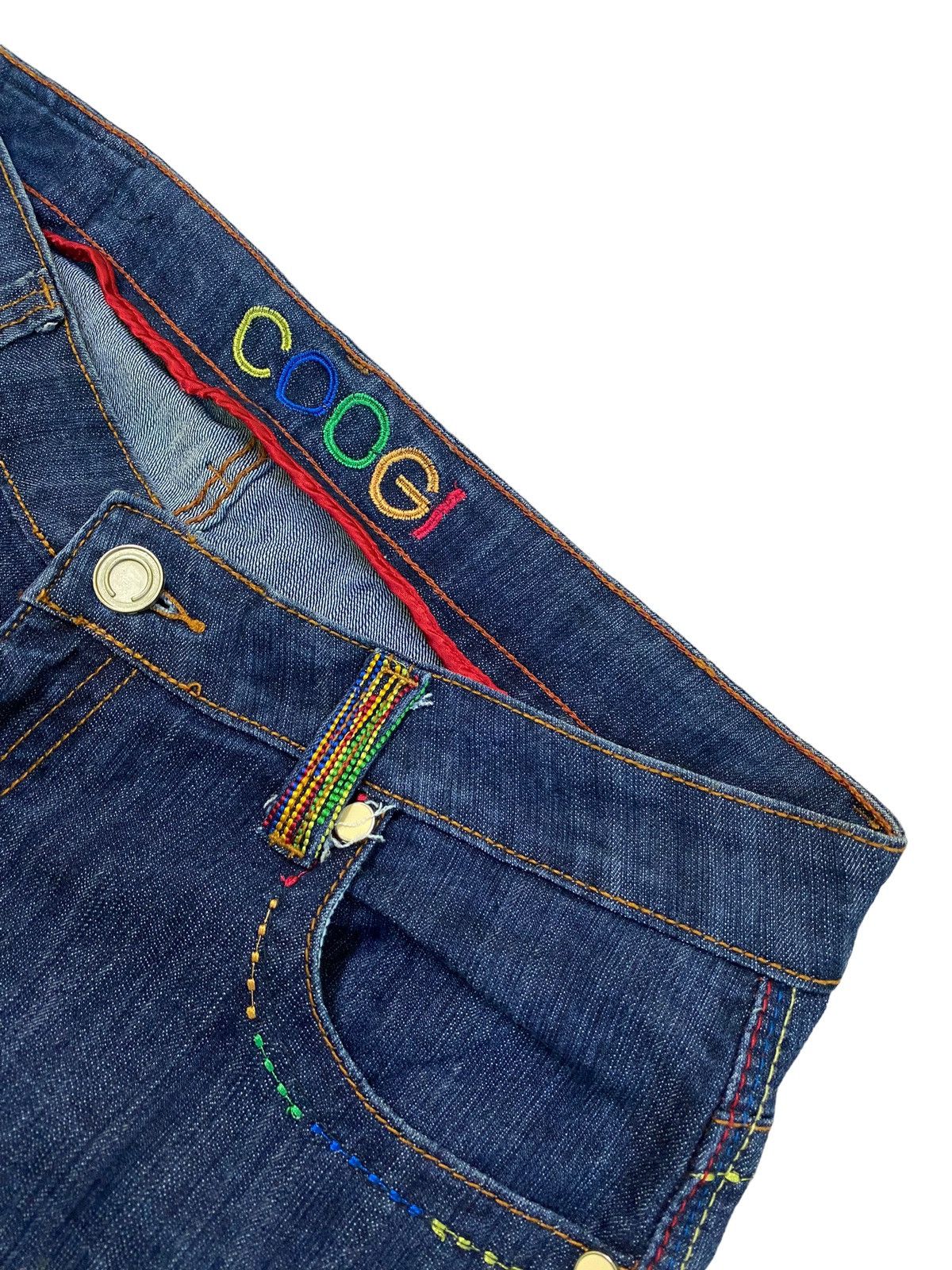 Coogi Vintage Coogi Blue Multicolour Denim Jeans Size US 35 - 9 Thumbnail