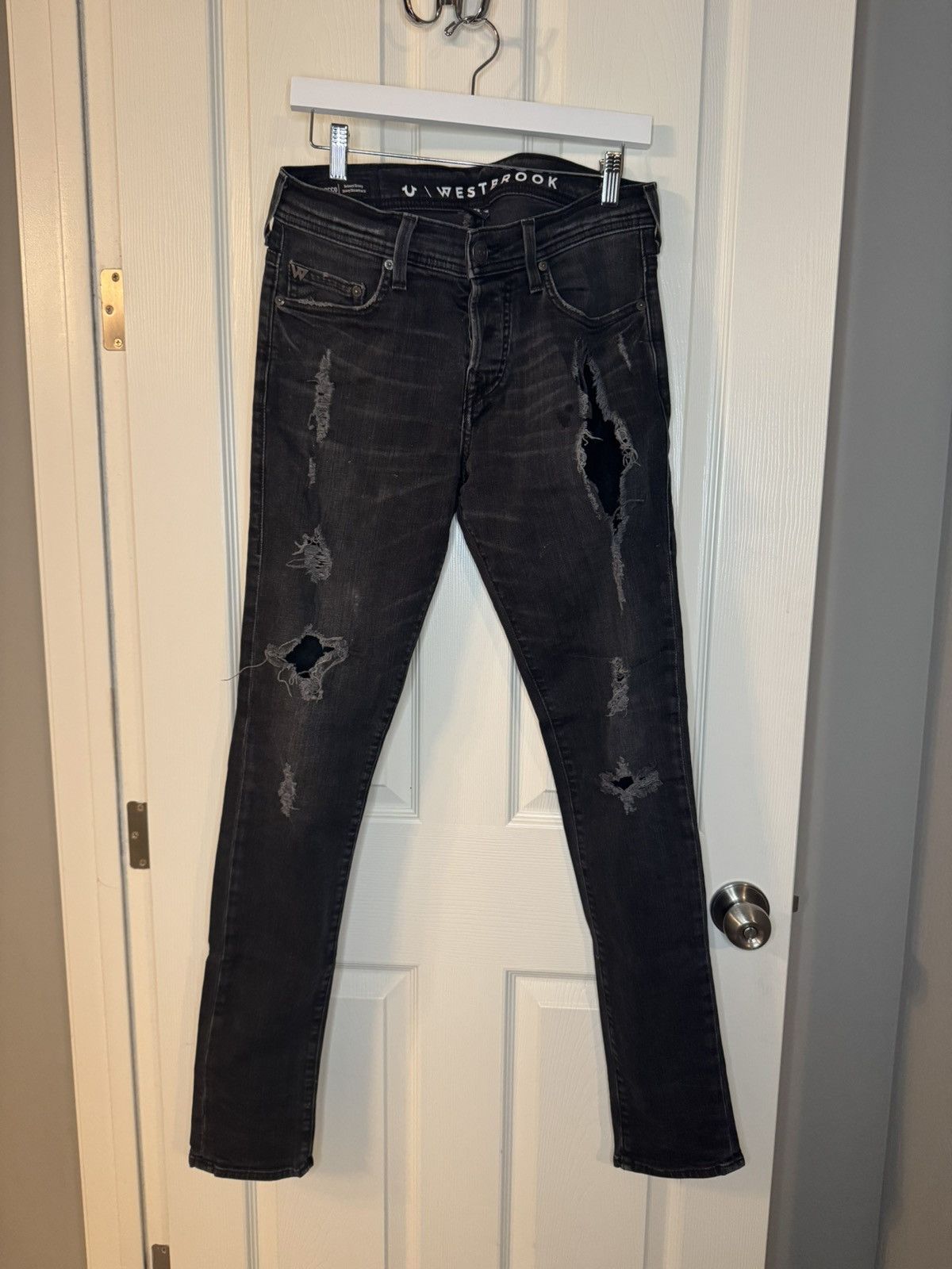 True Religion True Religion x Russell Westbrook Distressed Jeans 28x30 Size US 28 / EU 44 - 2 Thumbnail