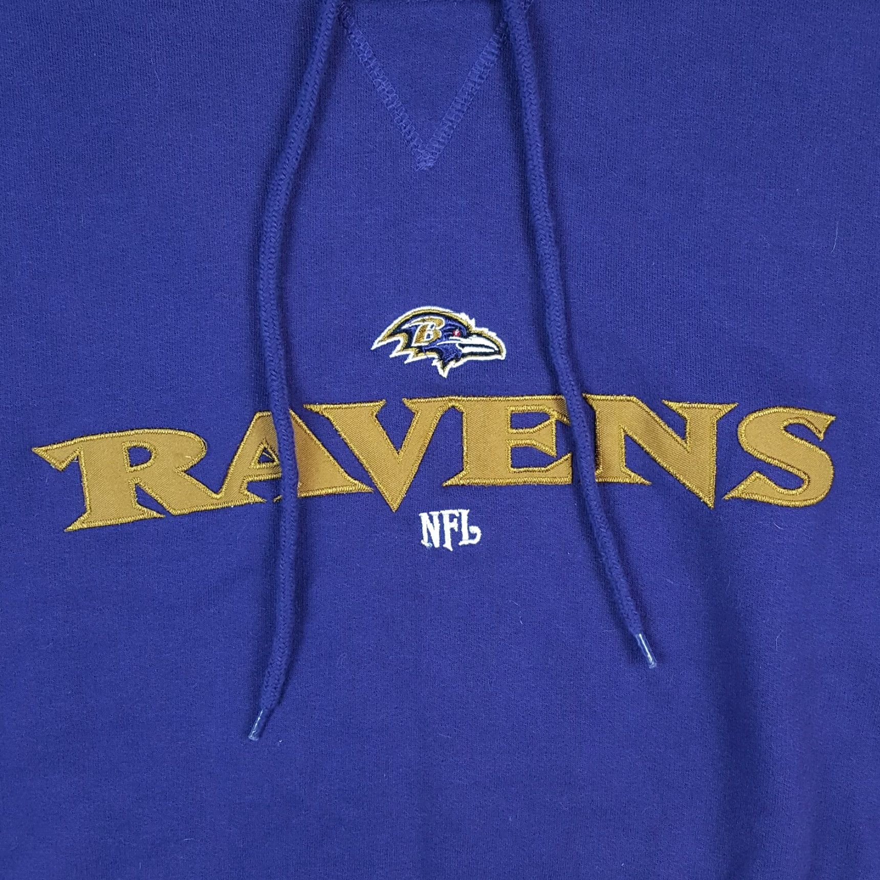 NFL VINTAGE NFL Baltimore Ravens Hoodie Pullover Sweatshirt Mens XL Purple Y2K Retro Sports Size US XL / EU 56 / 4 - 4 Thumbnail