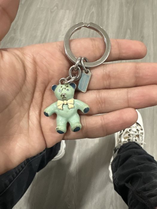 Coach hot sale bear keychain