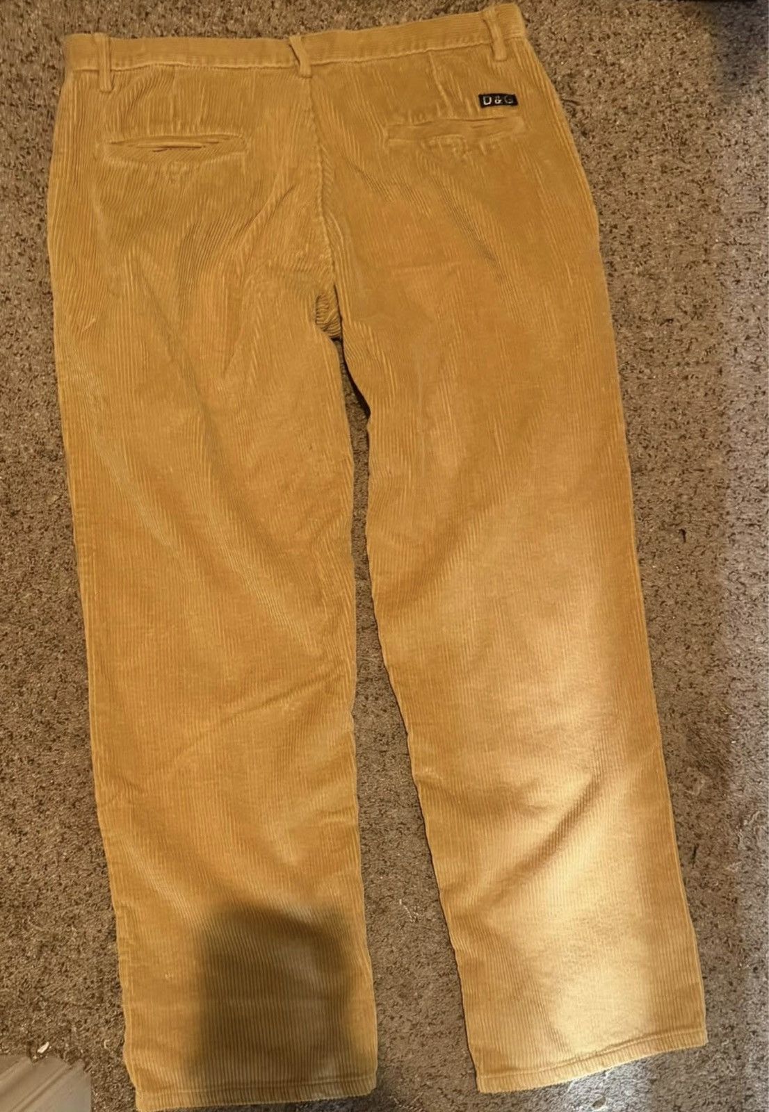 Dolce & Gabbana D&G Corduroy Pants Mustard S34 Size US 34 / EU 50 - 2 Thumbnail