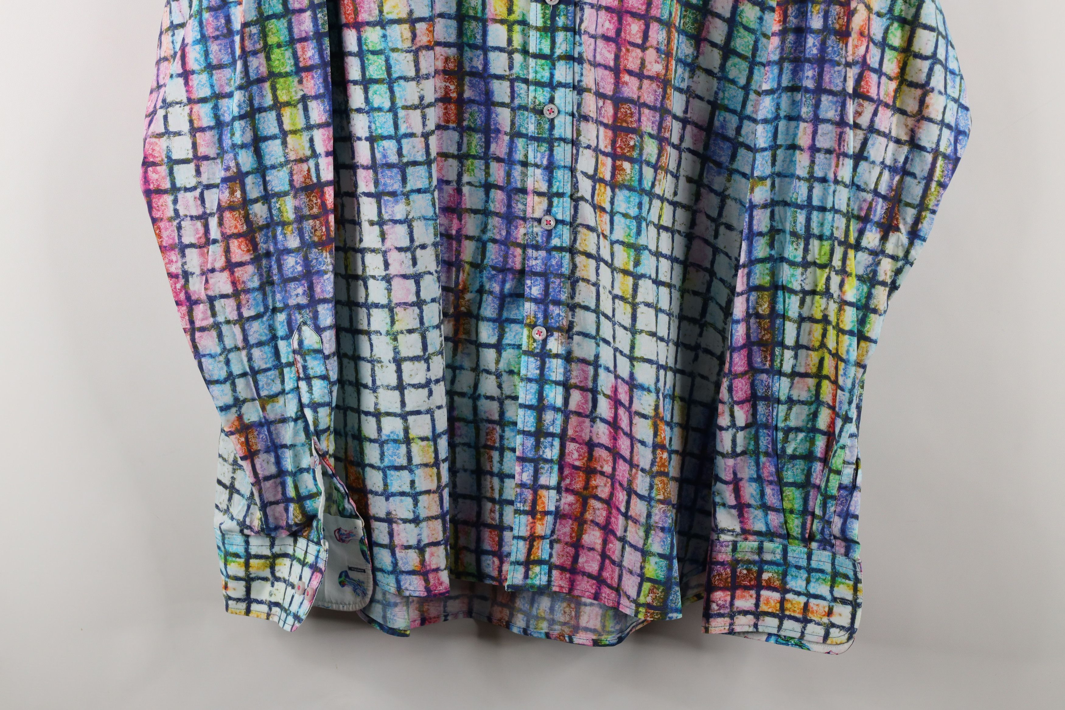 Vintage David Smith Australia Jelly Fish Flip Cuff Button Shirt Size US XL / EU 56 / 4 - 3 Thumbnail