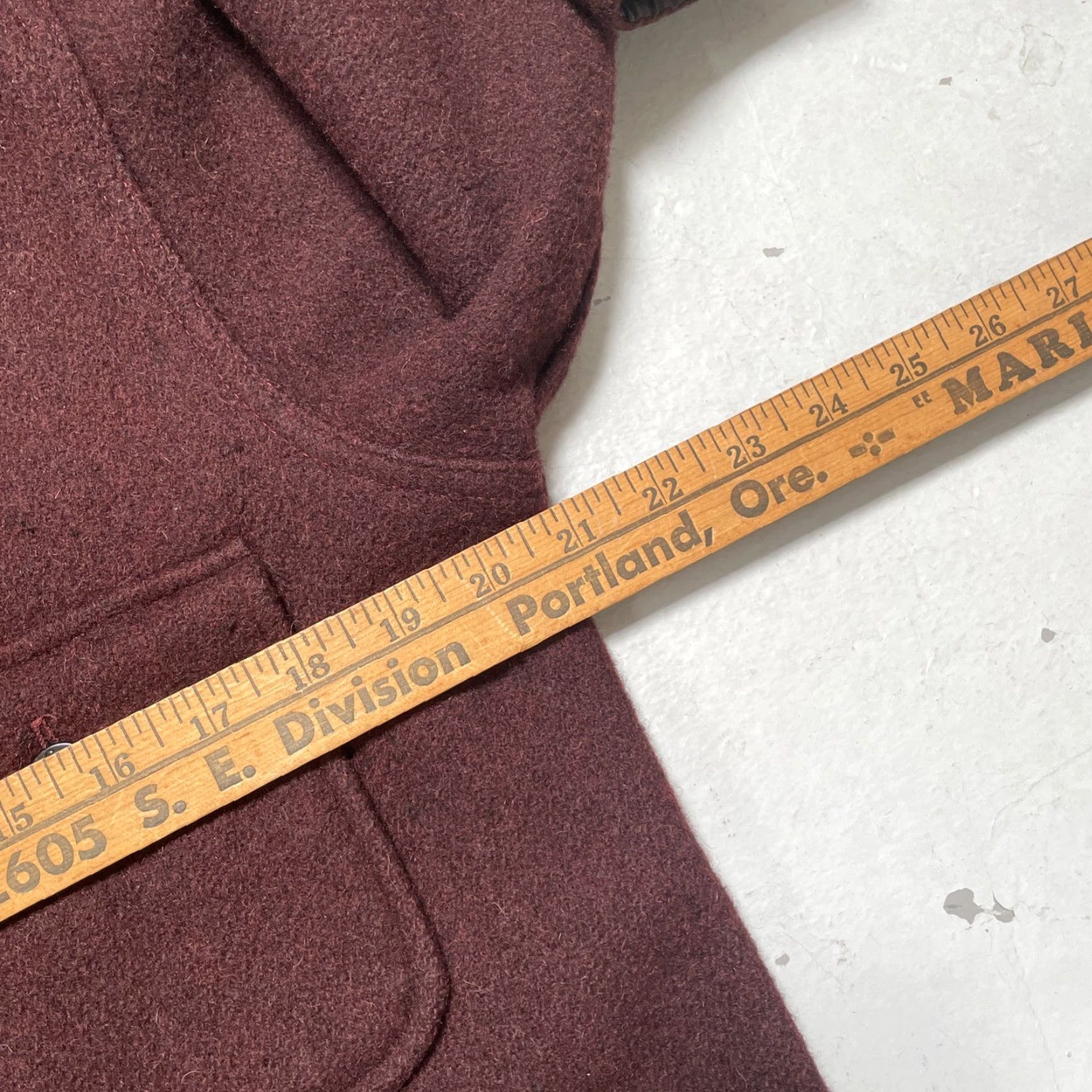 Vintage VINTAGE Lakeland USN Military CPO Style Wool Button Shirt Unisex Adults 38 Maroon 70s Workwear Navy Army Heritage 60s 70s Mens Womens Boys Girls Size US M / EU 48-50 / 2 - 3 Thumbnail