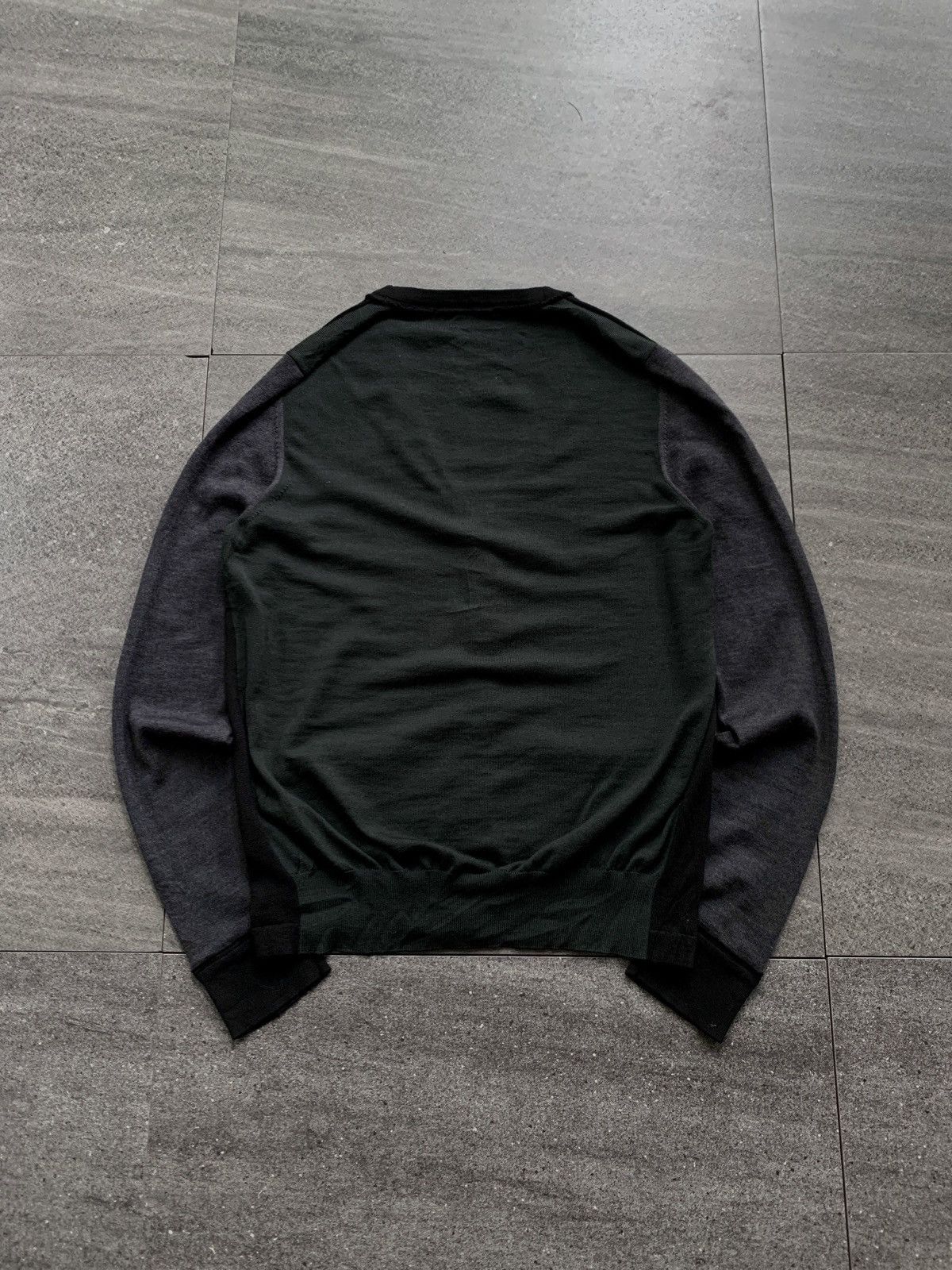 Maison Margiela FREE TAX! Two Tone Double Pocket Cardigan Size US M / EU 48-50 / 2 - 5 Thumbnail