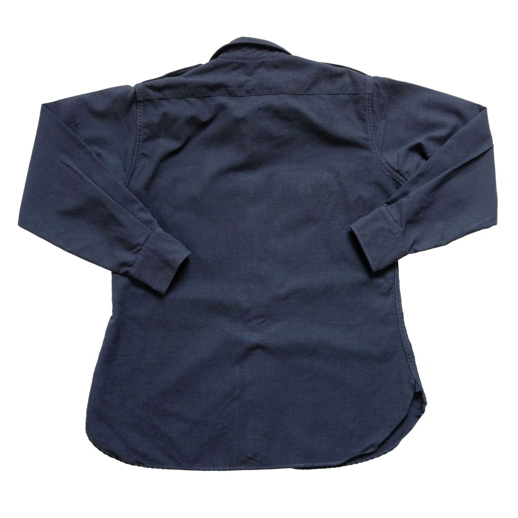 Etro VINTAGE MILITARY SHIRT CASUAL BUTTON DOWN AIR FORCE NAVY BLUE SZ LG Size US L / EU 52-54 / 3 - 3 Thumbnail