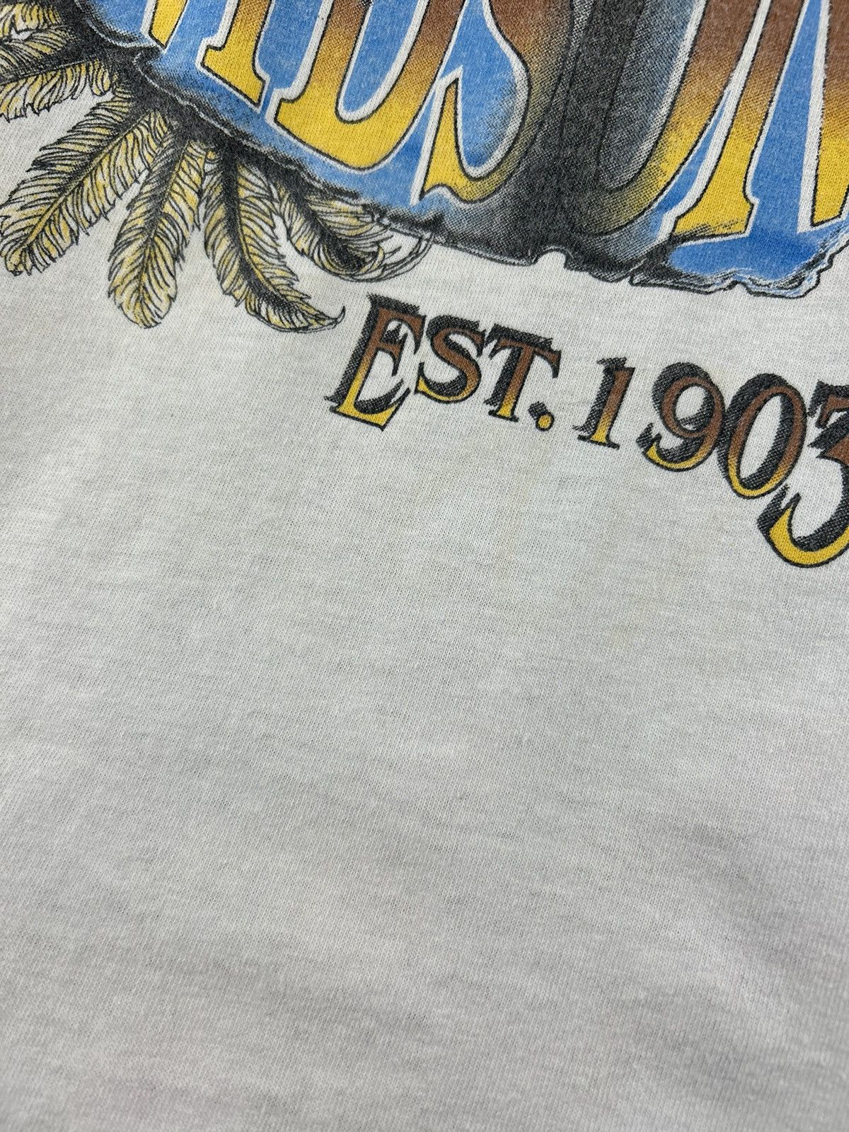 Harley Davidson Vintage 90s Harley Davidson Eagle T shirt Size US XL / EU 56 / 4 - 16 Thumbnail