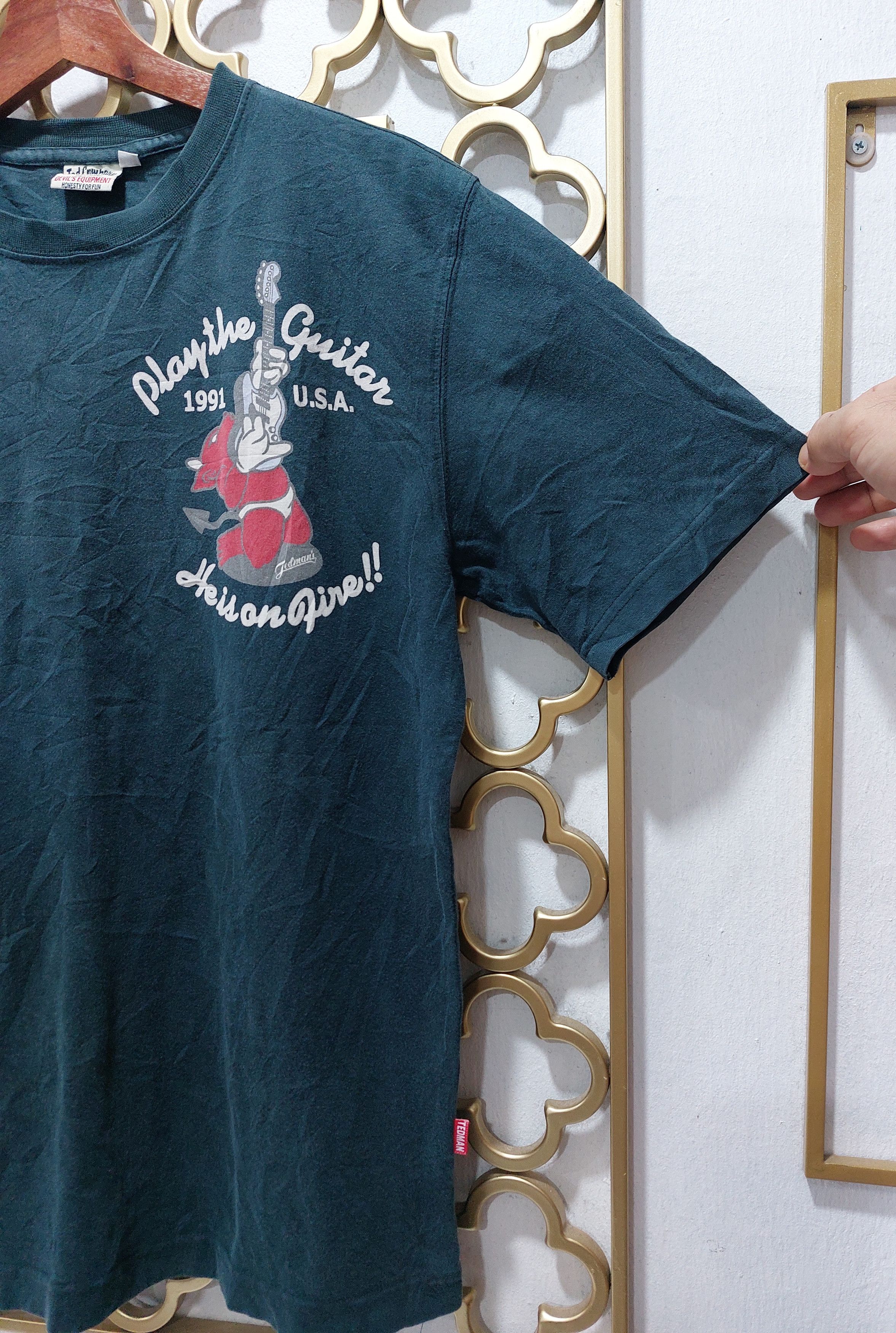 Japanese Brand × Tedman TEDMAN PLAY THE GUITAR Y2K SUN FAFED TEE Size US M / EU 48-50 / 2 - 5 Thumbnail