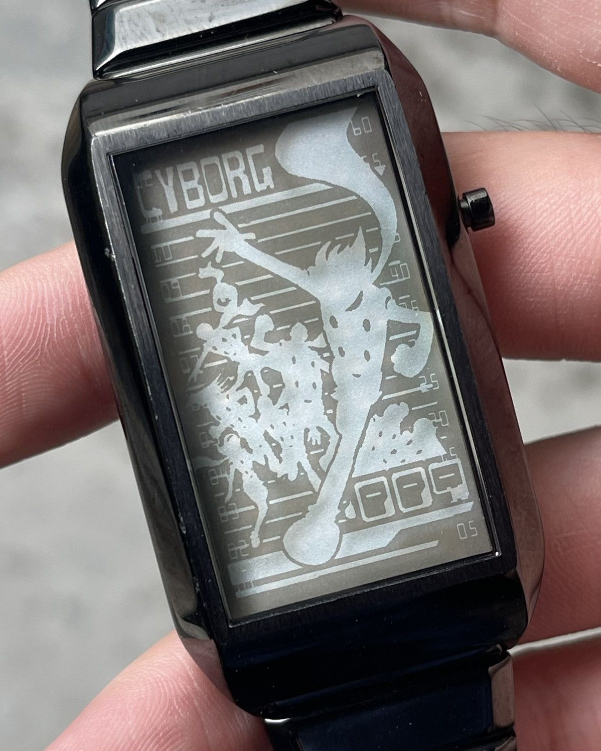 Japanese Brand × Vintage 𝐓𝐎𝐊𝐘𝐎 𝐅𝐋𝐀𝐒𝐇 𝐏𝐈𝐌𝐏 𝐱 𝐂𝐘𝐁𝐎𝐑𝐆 𝟎𝟎𝟗 𝐃𝐢𝐠𝐢𝐭𝐚𝐥 𝐕𝐢𝐧𝐭𝐚𝐠𝐞 𝐖𝐚𝐭𝐜𝐡 Size 32 - 4 Thumbnail