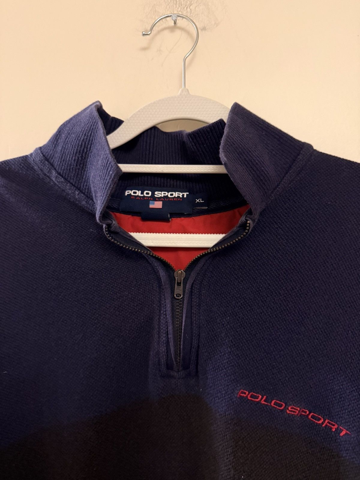 Polo Ralph Lauren Vintage Polo Sport Ralph Lauren Quarter Zip Size US XL / EU 56 / 4 - 2 Thumbnail