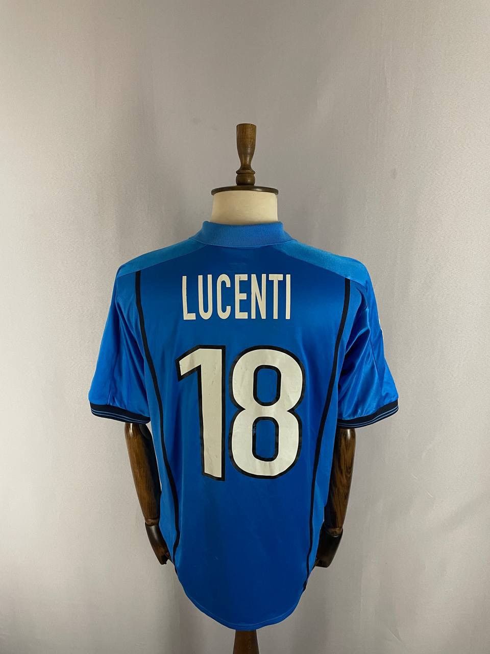 Nike Nike FC Napoli 18 Lucenti Vintage Soccer Jersey Tee T Shirt Size US L / EU 52-54 / 3 - 17 Thumbnail