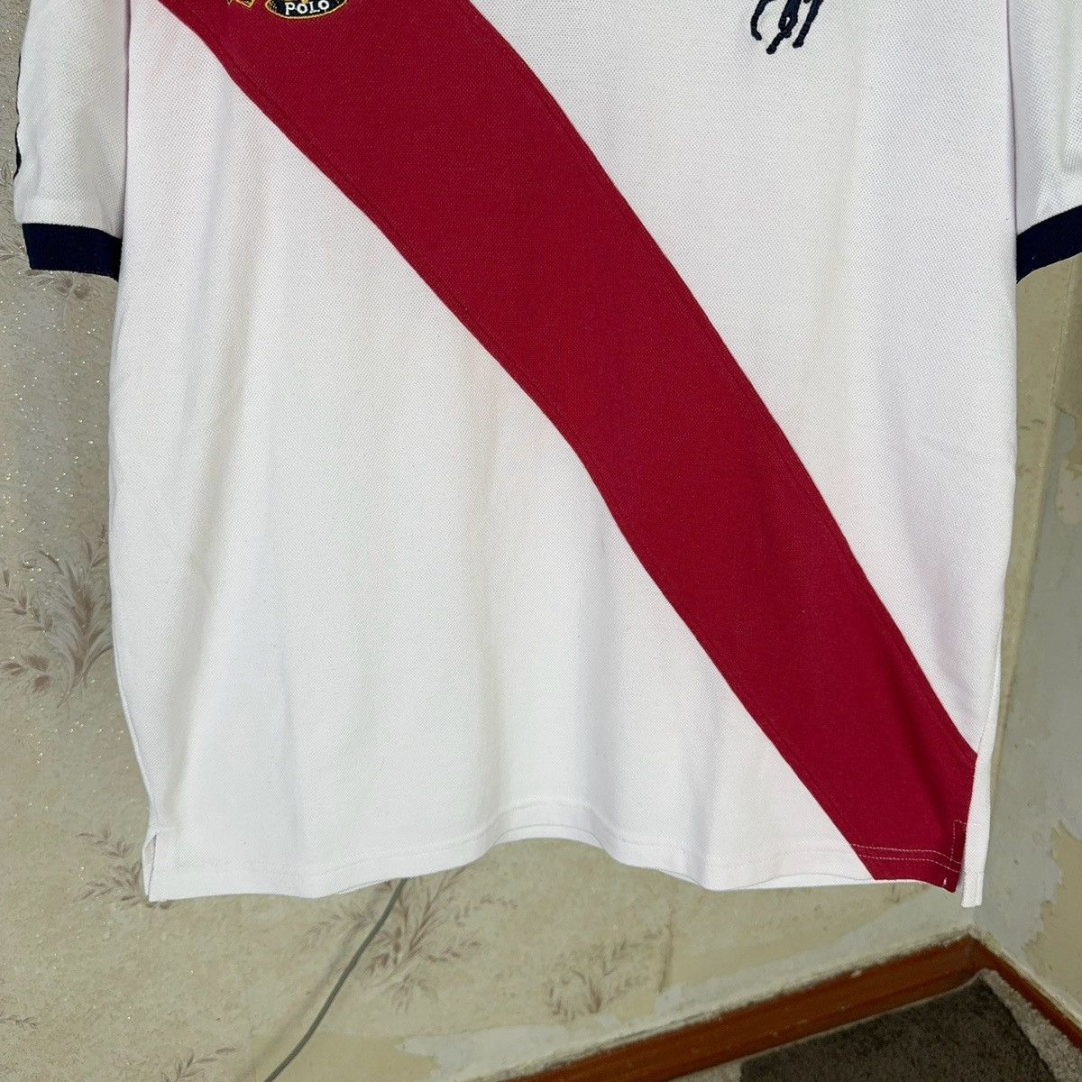 Designer × Polo Ralph Lauren Vintage Polo Ralph Lauren T shirt USA Chief Kiff White XL Size US XL / EU 56 / 4 - 5 Thumbnail