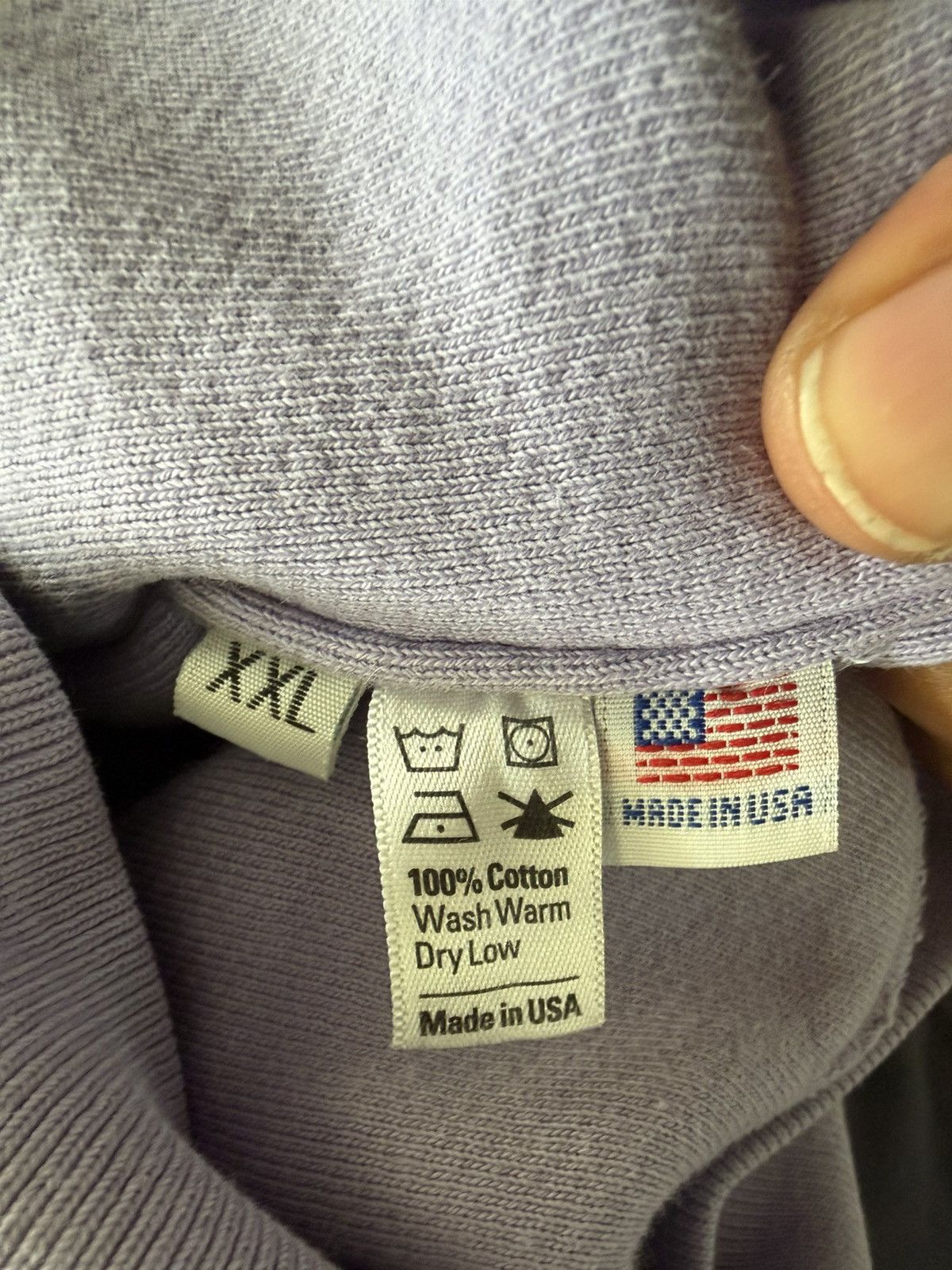 Kanye West Kanye West 2020 Vision Double Layered Hoodie in Purple (XXL) Size US XXL / EU 58 / 5 - 6 Thumbnail
