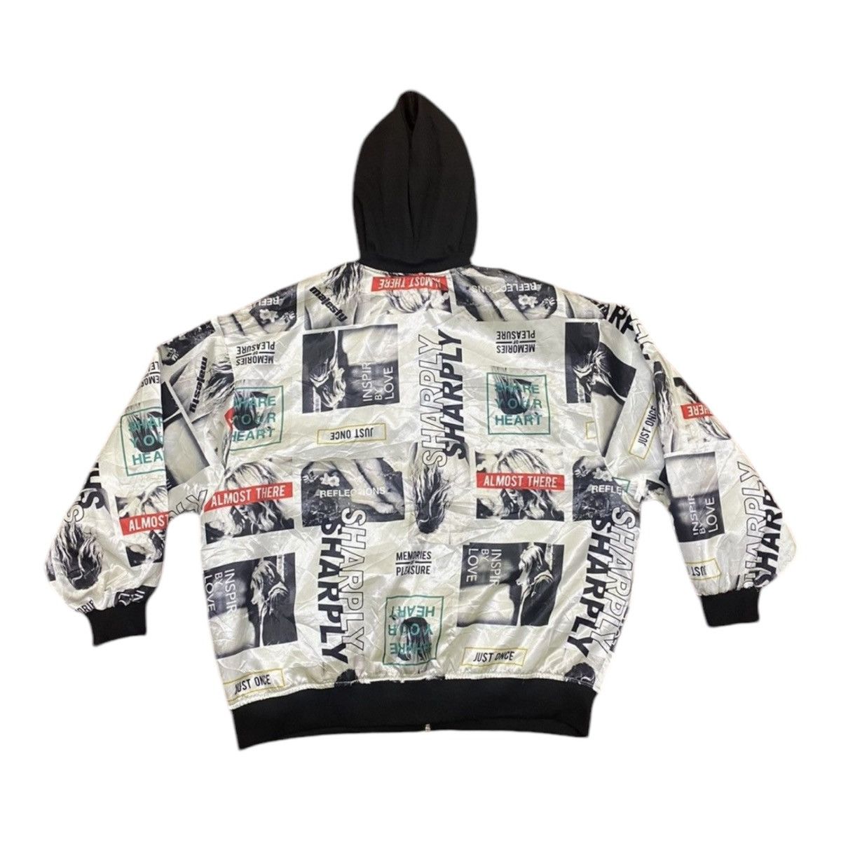 Japanese Brand AVANT GARDE Leahmantin full print light jacket hoodie Size US L / EU 52-54 / 3 - 4 Thumbnail