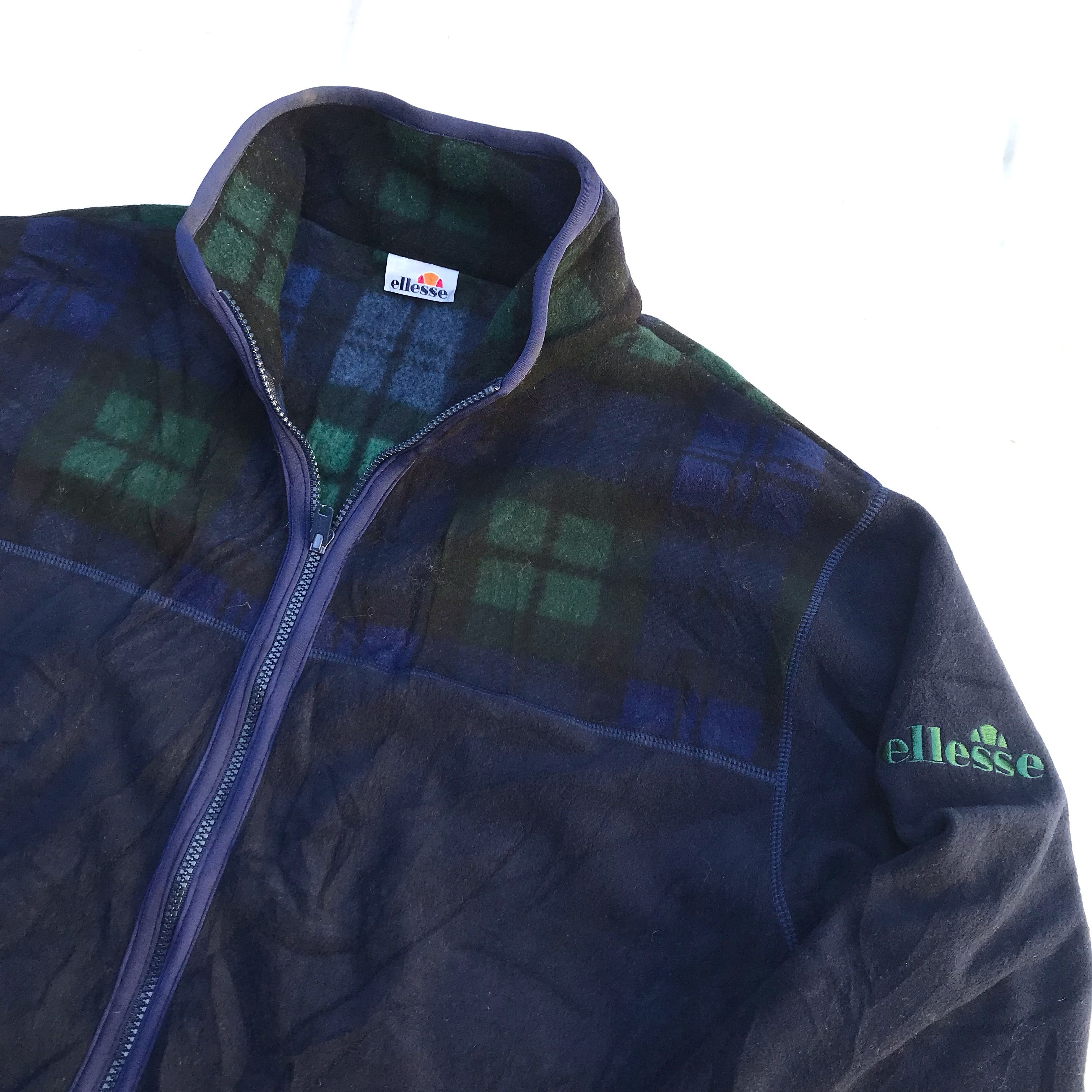 Ellesse Vintage ELLESSE Fleece classic from 1990s Zipper Sweater Size US L / EU 52-54 / 3 - 9 Thumbnail