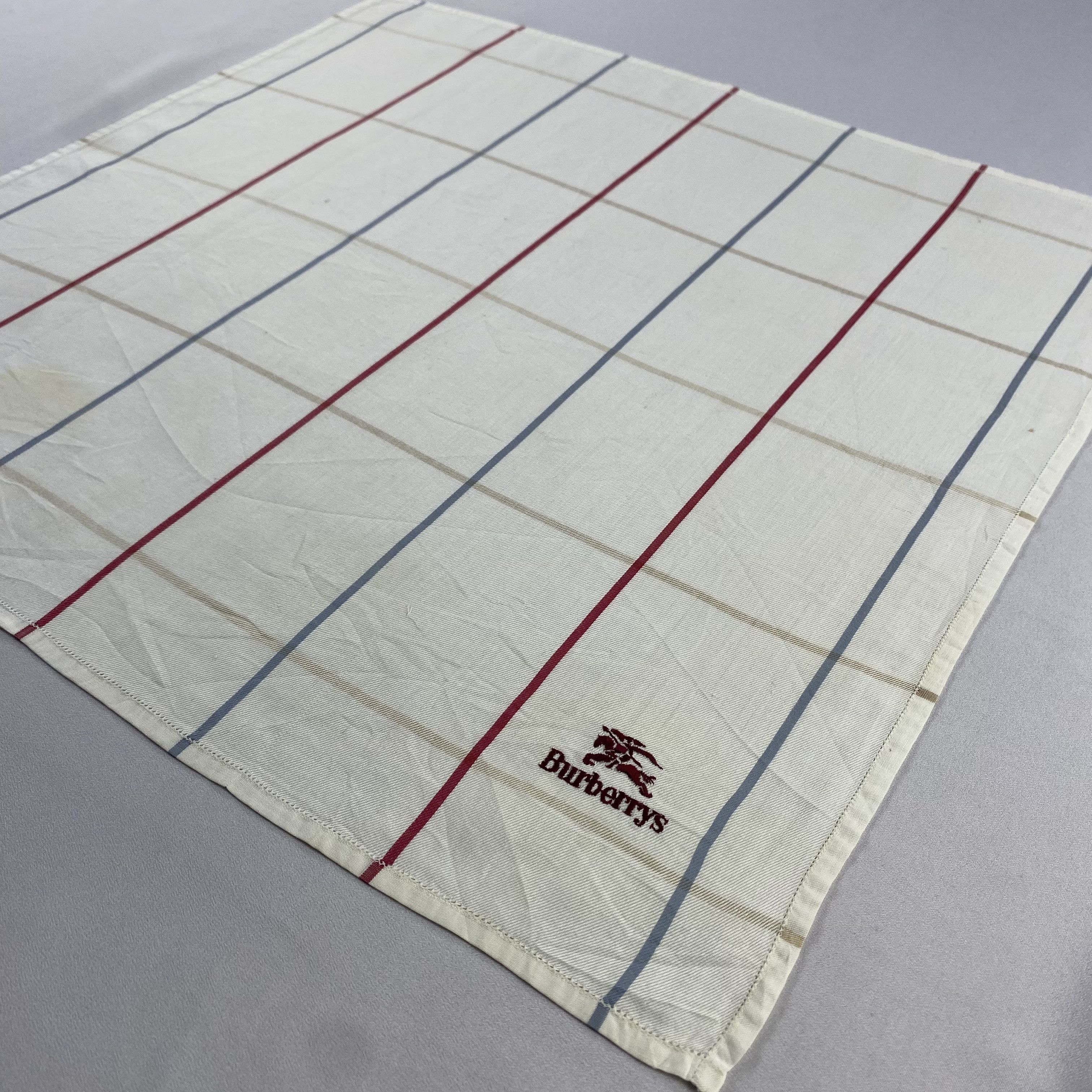 Burberry × Vintage Burberry Handkerchief / Neckerchief / Bandana-P1915 Size ONE SIZE - 2 Thumbnail