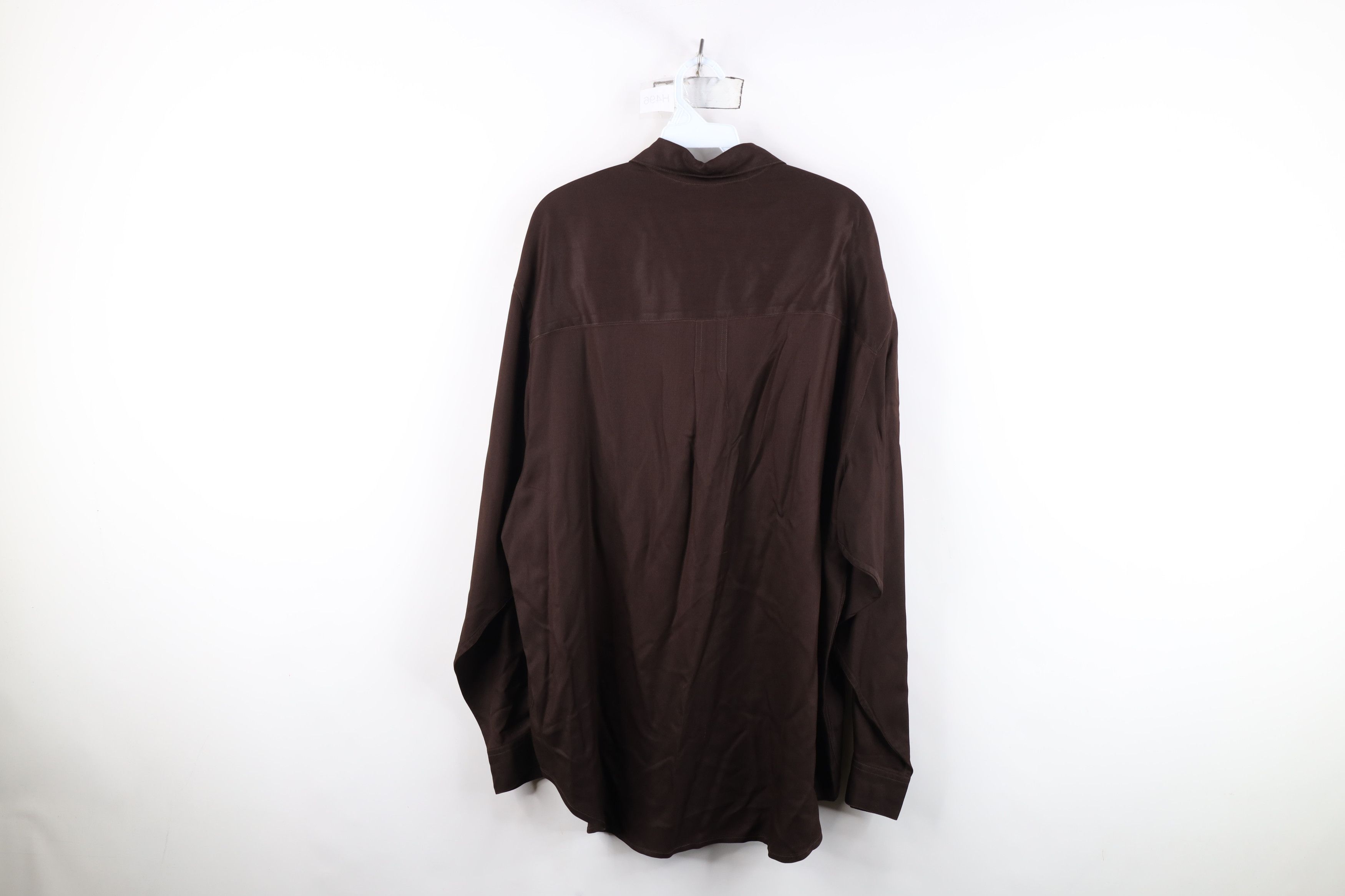 Vintage Vintage 90s Streetwear Wool Blend Collared Button Shirt Size US XL / EU 56 / 4 - 13 Thumbnail