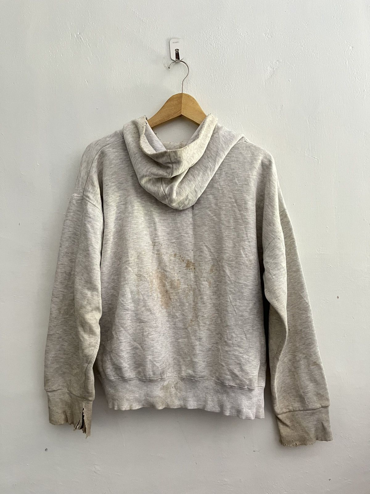 Vintage 90s Army Destroyed hoodie Size US L / EU 52-54 / 3 - 2 Thumbnail
