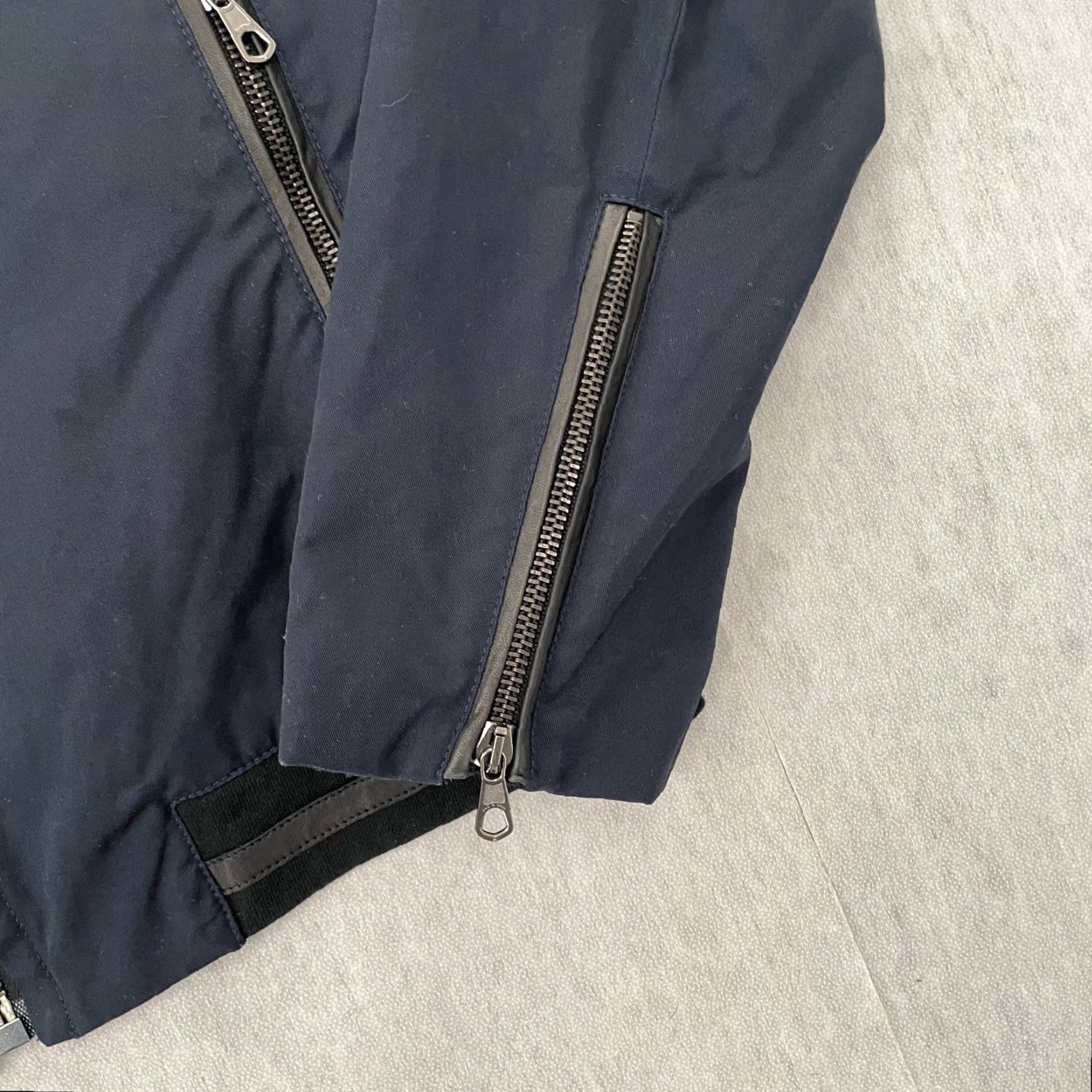 Rag & Bone rag & bone jacket adult 40 blue full zip lined zipper pockets made in usa mens Size US XXS / EU 40 - 6 Thumbnail