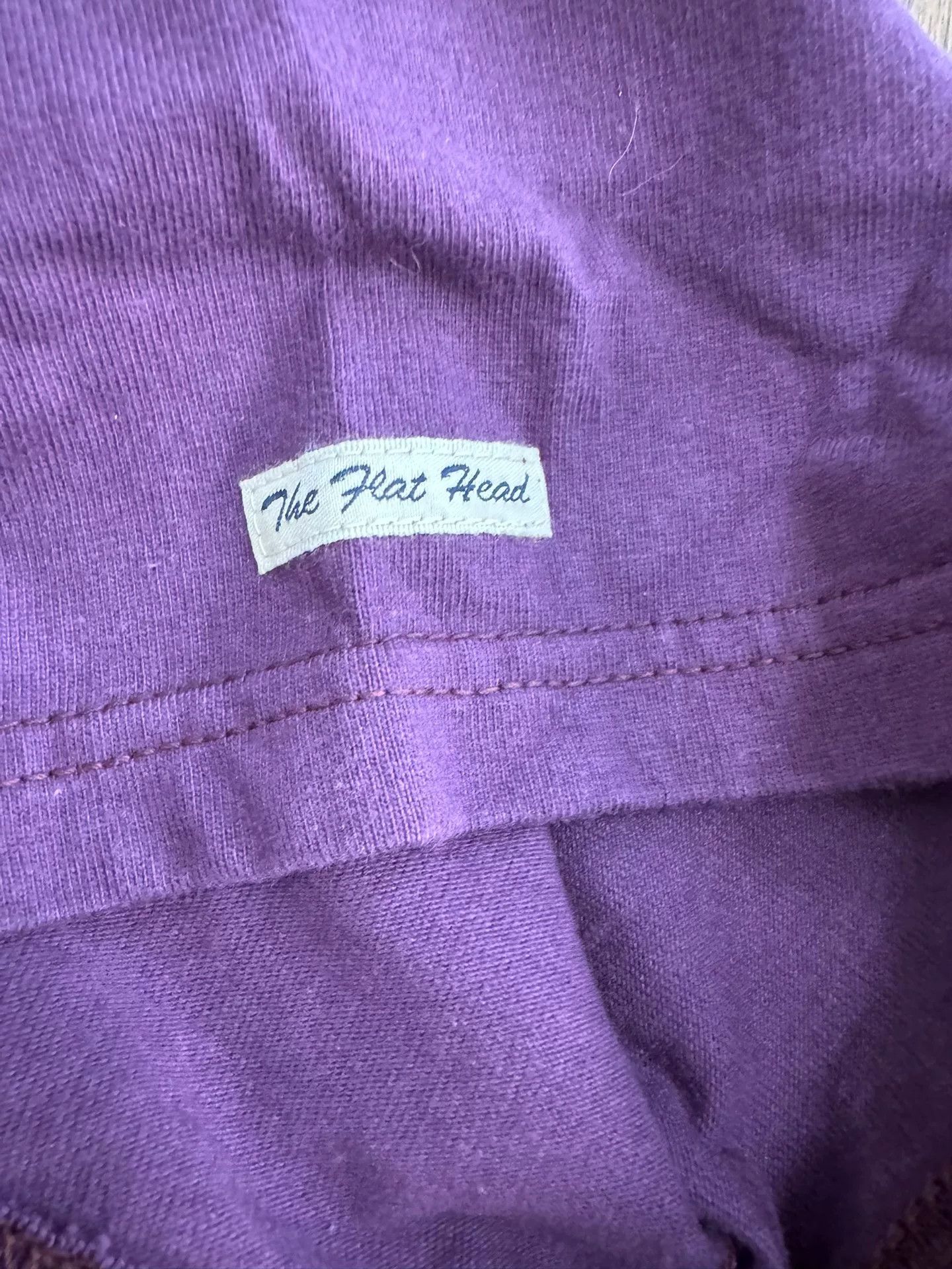 The Flat Head The Flat Head Purple T-Shirt FN-TSW-001 Size US M / EU 48-50 / 2 - 1 Thumbnail