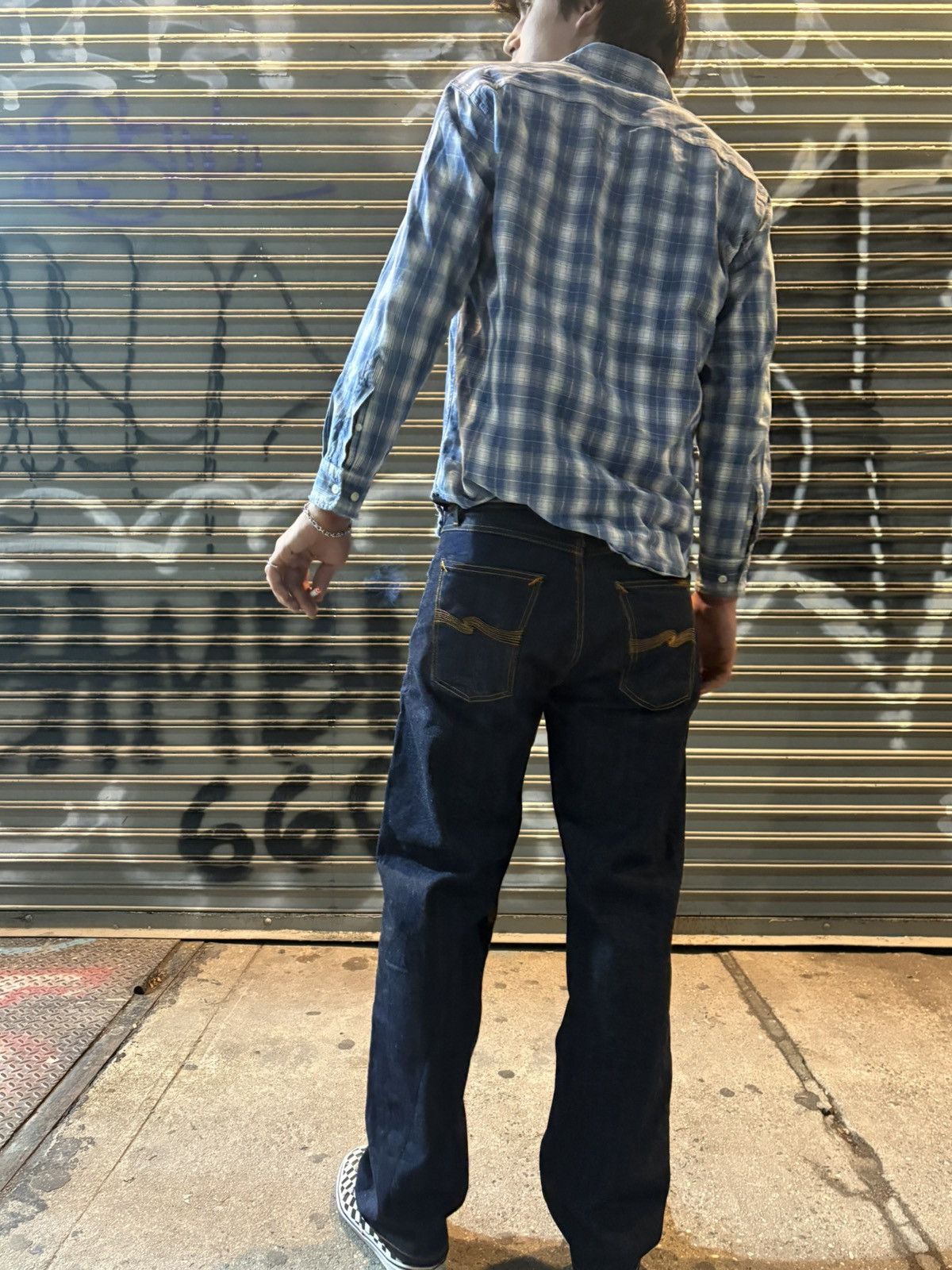 Nudie Jeans Nudie Jeans Tuff Tony Dry Selvdege Size US 31 - 1 Thumbnail