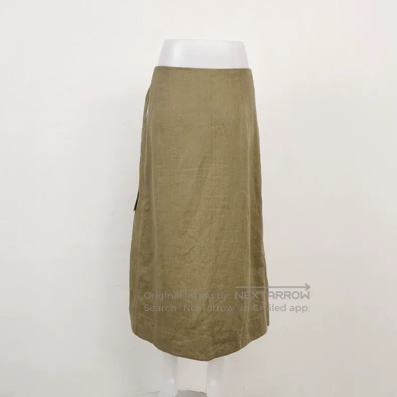 Loro Piana Loro Piana Linen Solid Color Skirt Size 26" / US 2 / IT 38 - 2 Thumbnail