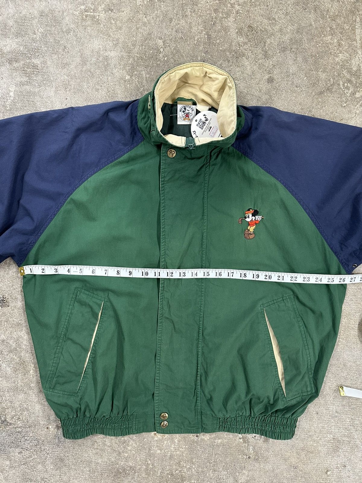 Mickey Mouse Vintage 90s Mickey & Co Golf Cartoon Jacket Size US L / EU 52-54 / 3 - 14 Thumbnail