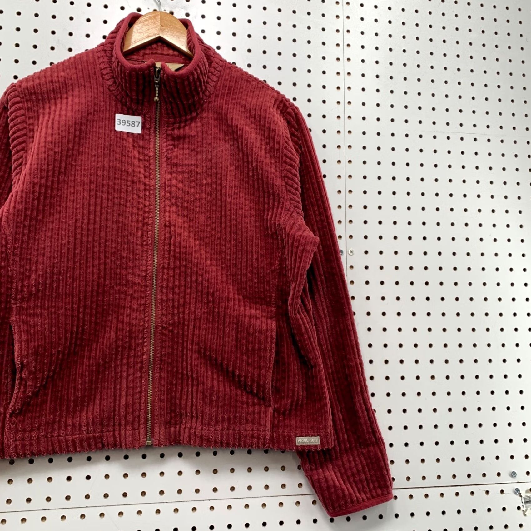 Vintage VINTAGE Woolrich Corduroy Zip Jacket Womens Large Black Cherry 21.5x23 Corduroy Zip Jacket Women L Black Climate? Size L / US 10 / IT 46 - 4 Thumbnail
