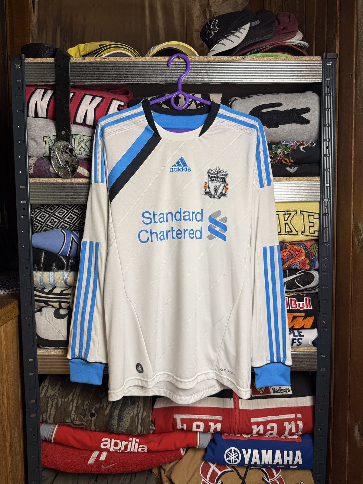 Adidas Liverpool Away Football Jersey Adidas Soccer Retro SUAREZ #7 Size US S / EU 44-46 / 1 - 2 Thumbnail