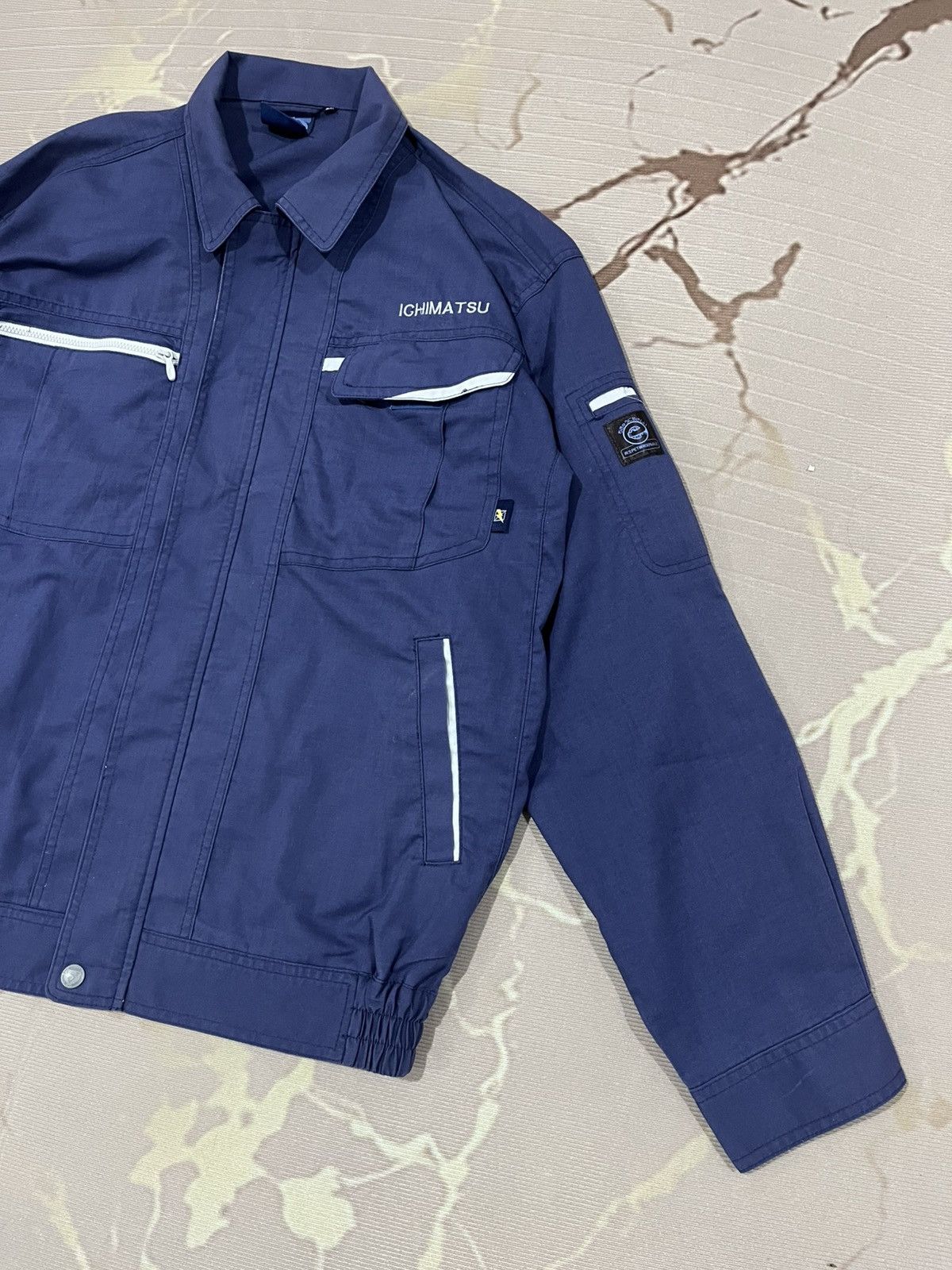 Japanese Brand Jichodo Ichimatsu Utility Work Jacket Navy L Size US L / EU 52-54 / 3 - 2 Thumbnail