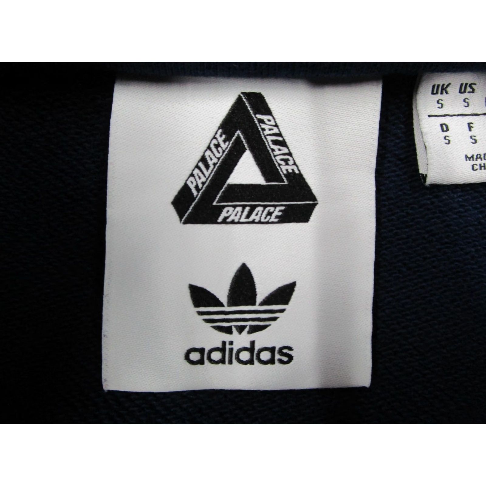 Adidas Palace Adidas Originals Hoodie Mens Small Blue Half Zip Tri-Ferg AZ6593 Size US S / EU 44-46 / 1 - 3 Thumbnail