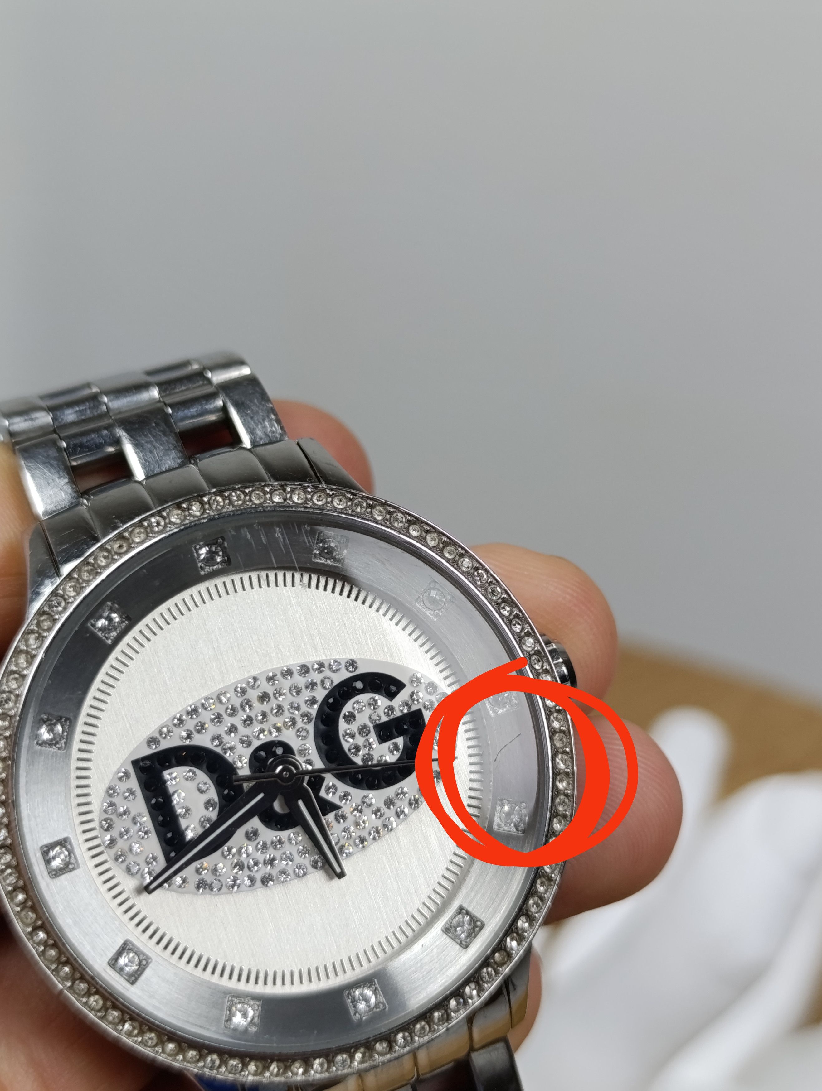 Dolce & Gabbana DOLCE & GABBANA DW0131 LOGO UNISEX CRYSTAL WATCH Size ONE SIZE - 7 Thumbnail